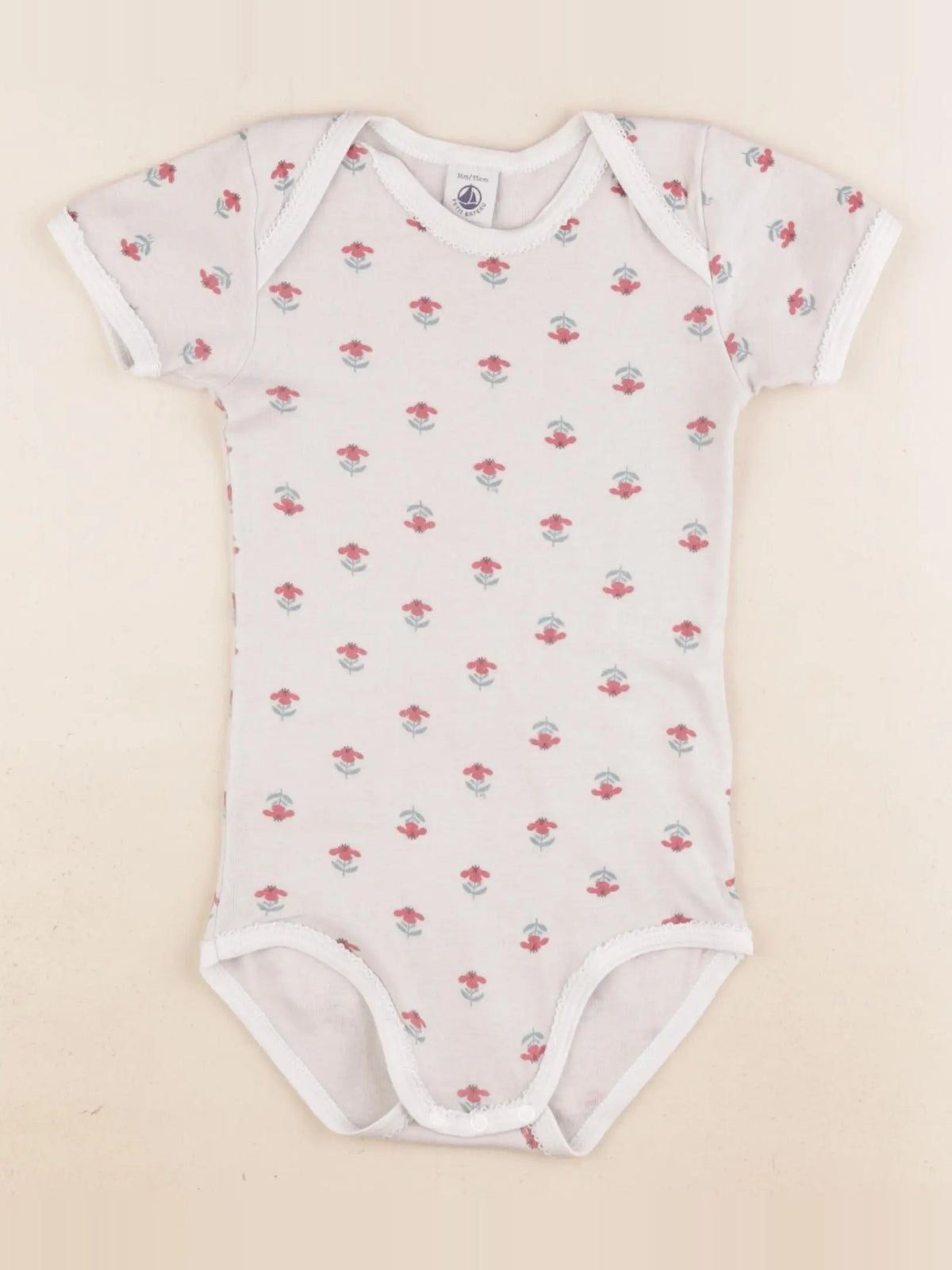 Petit Bateau - body beige - 36 mois