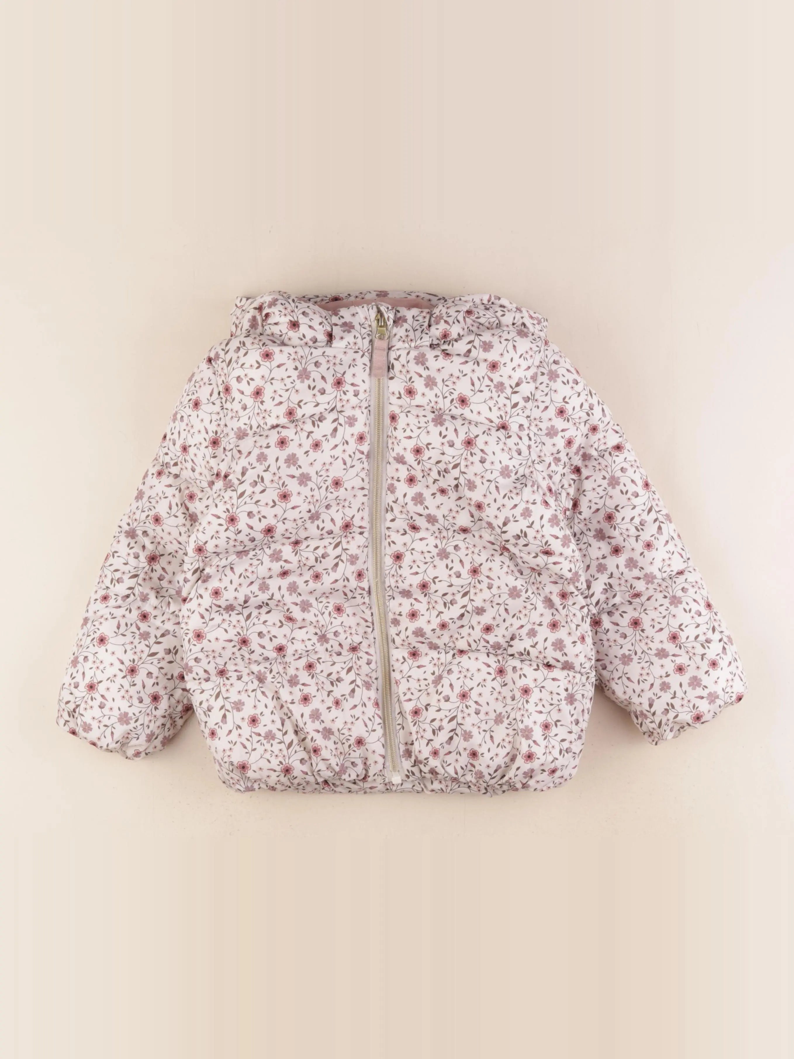 H&M - doudoune rose - 3/4 ans