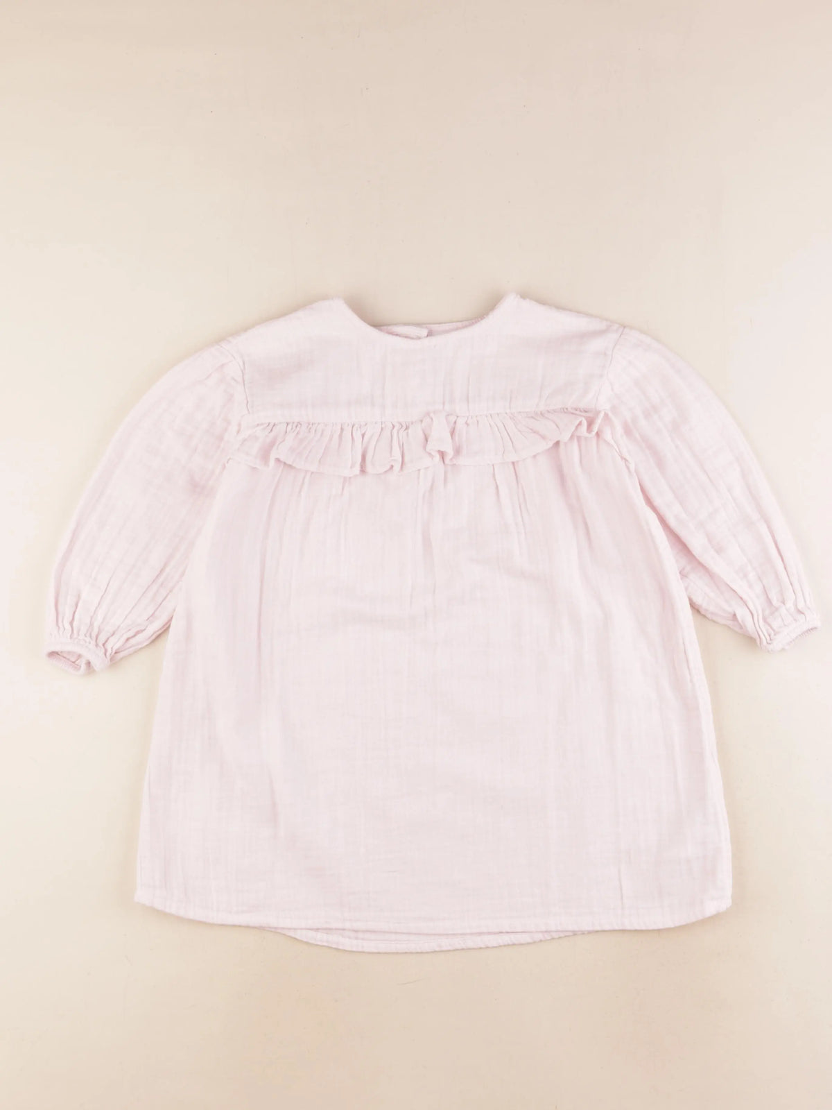 H&M - robe rose - 3/4 ans