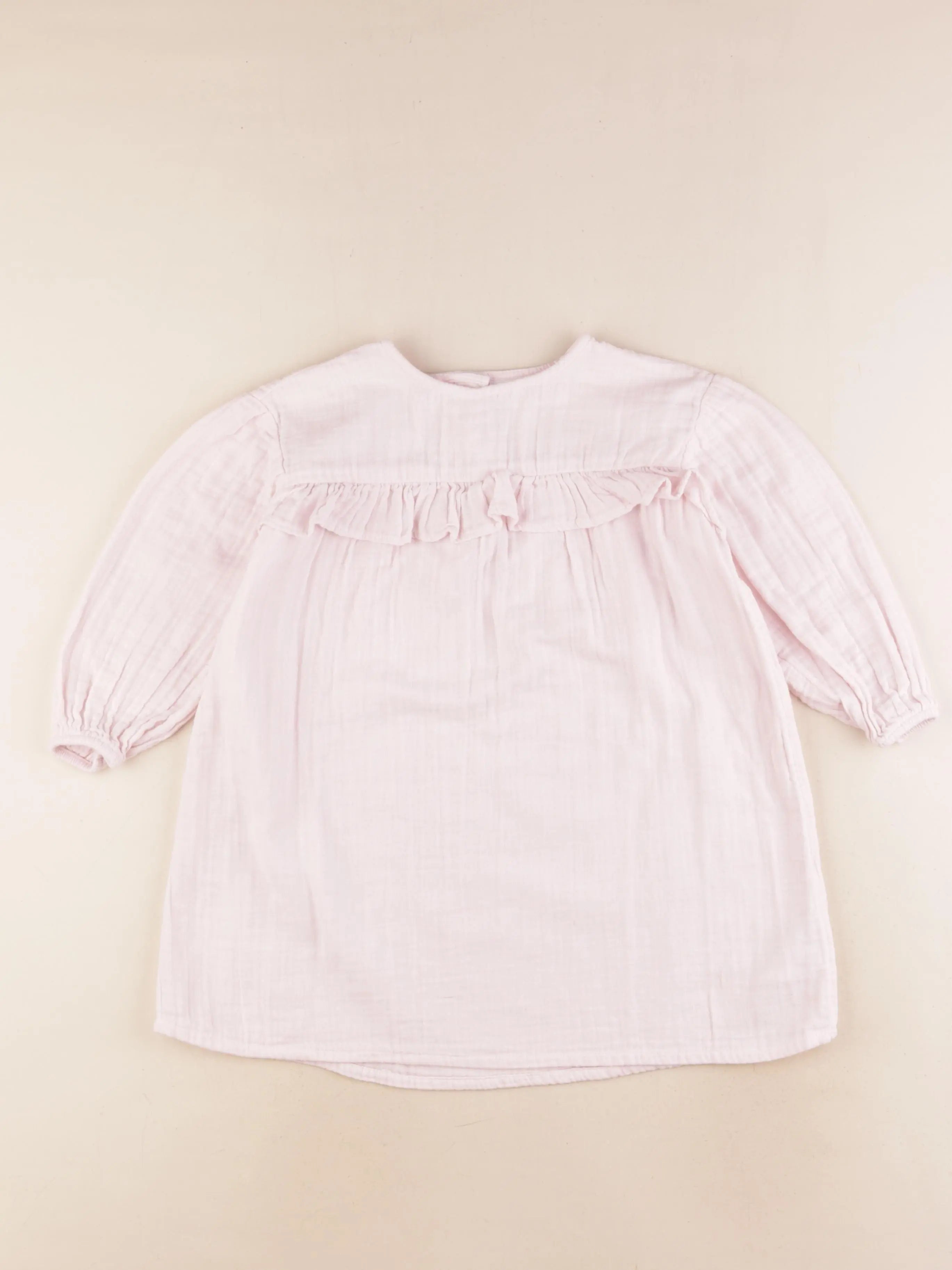 H&M - robe rose - 3/4 ans