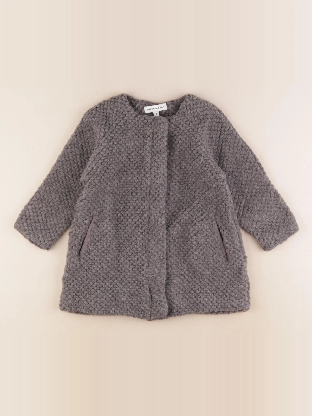 Diapers and Milk - manteau gris - 4 ans