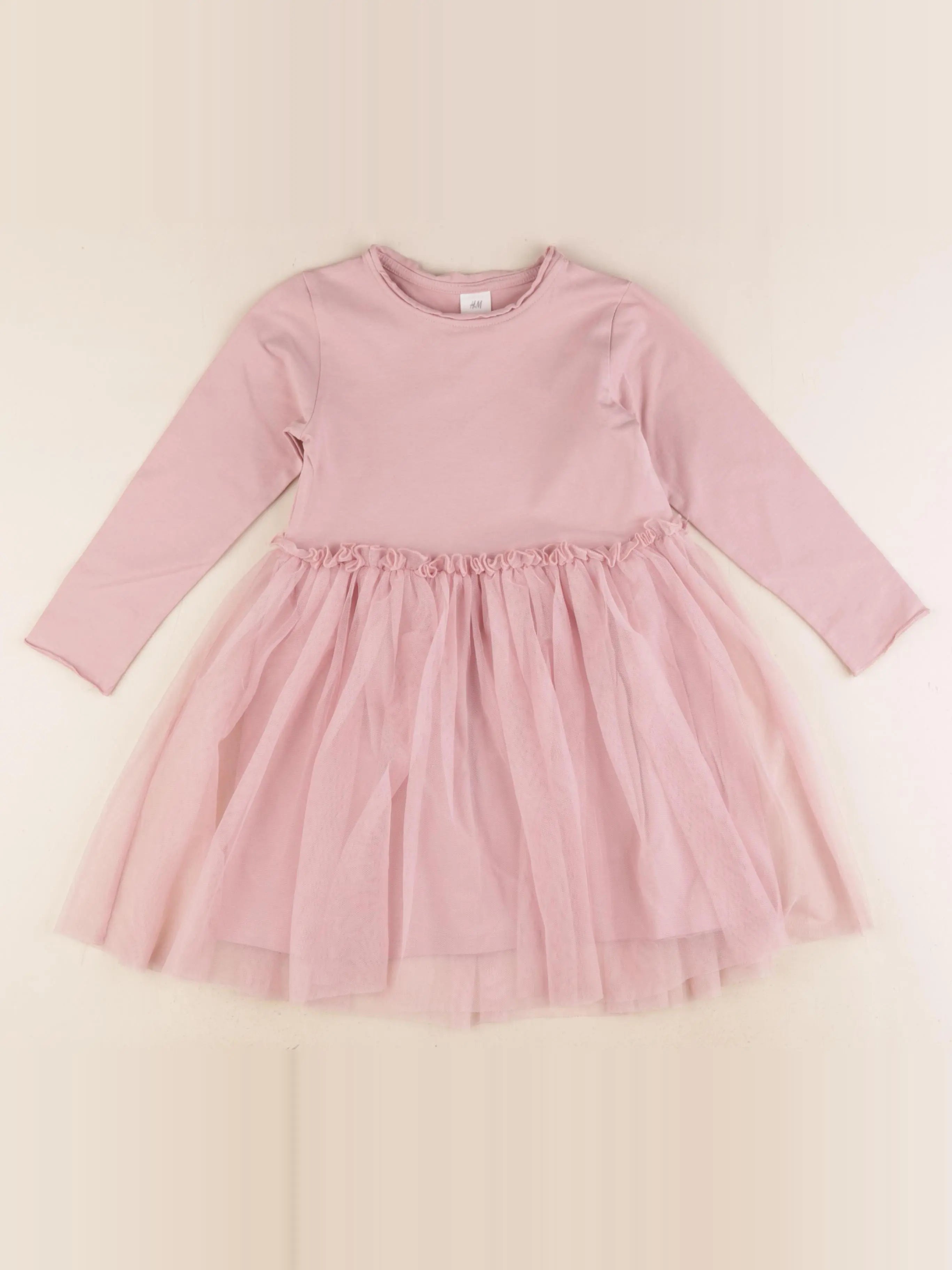 H&M - robe rose - 2/3 ans