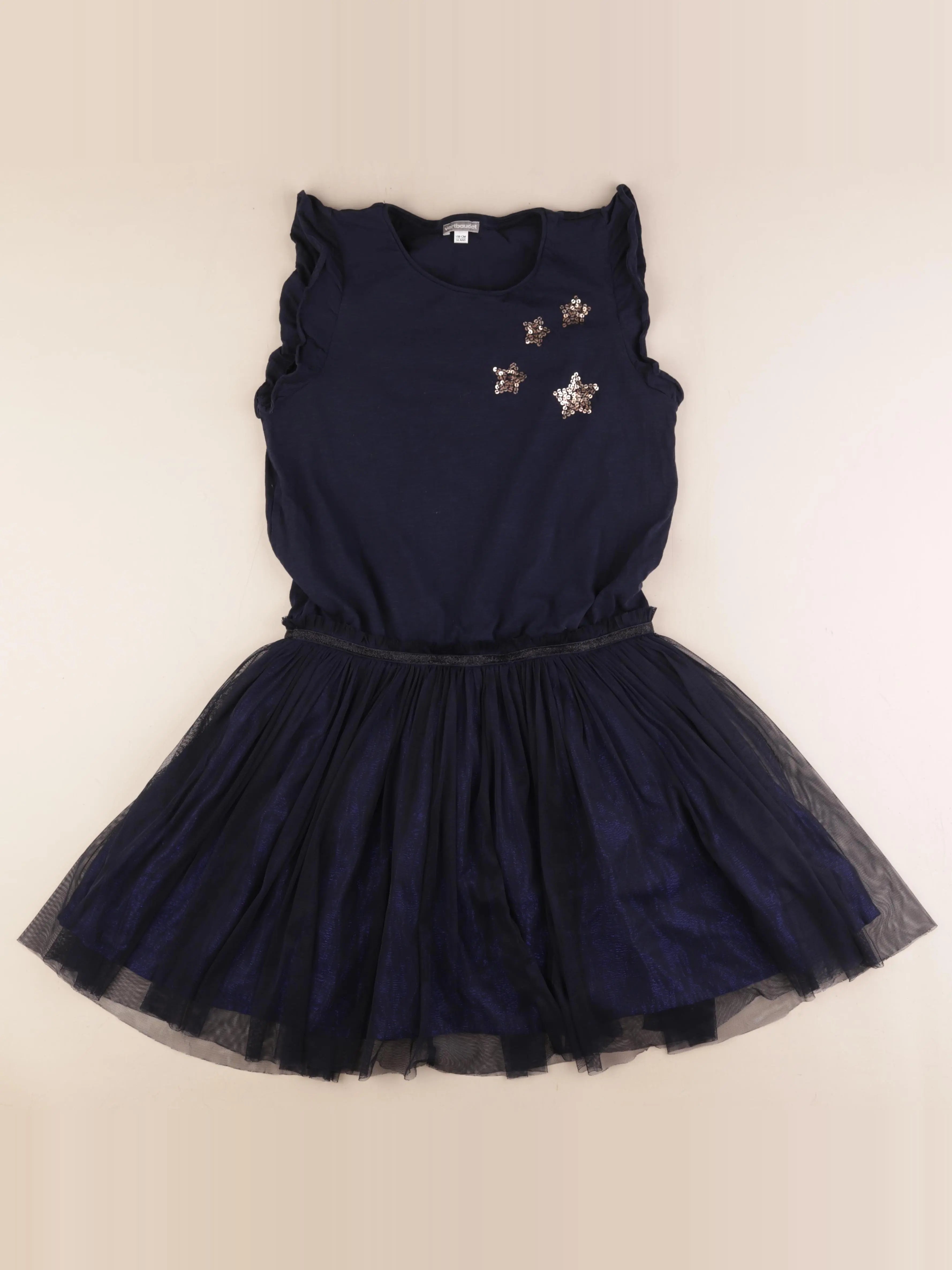 Vertbaudet - robe bleu - 14 ans