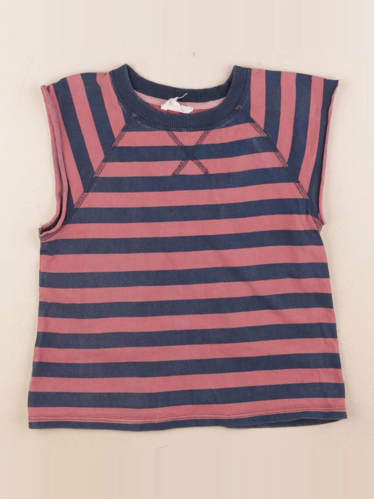 Louis Louise - tee-shirt bleu, rose - 6 ans