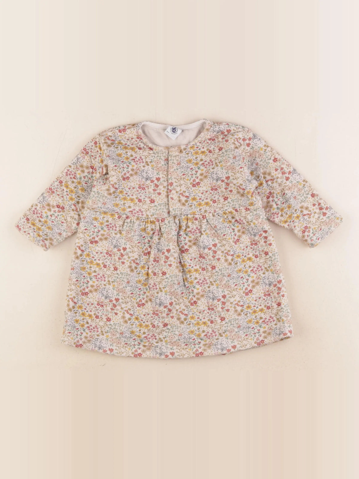 Petit Bateau - robe multicolore - 18 mois
