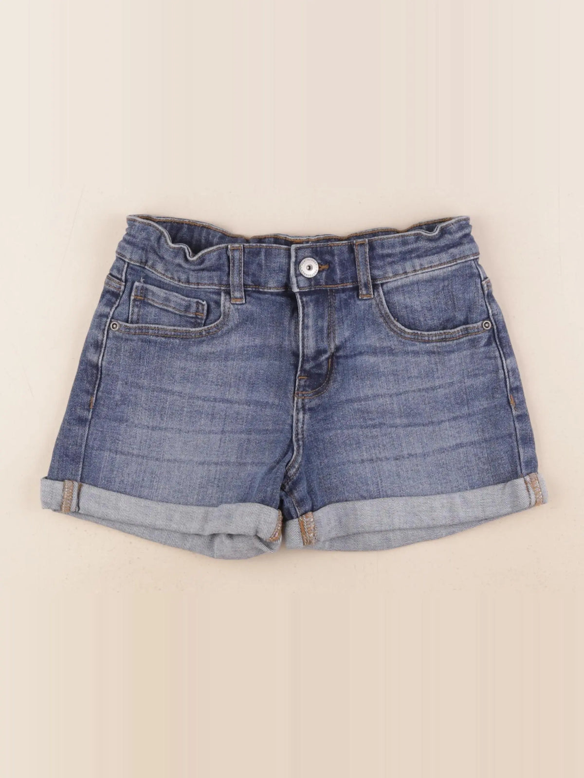 Vertbaudet - short bleu - 10 ans