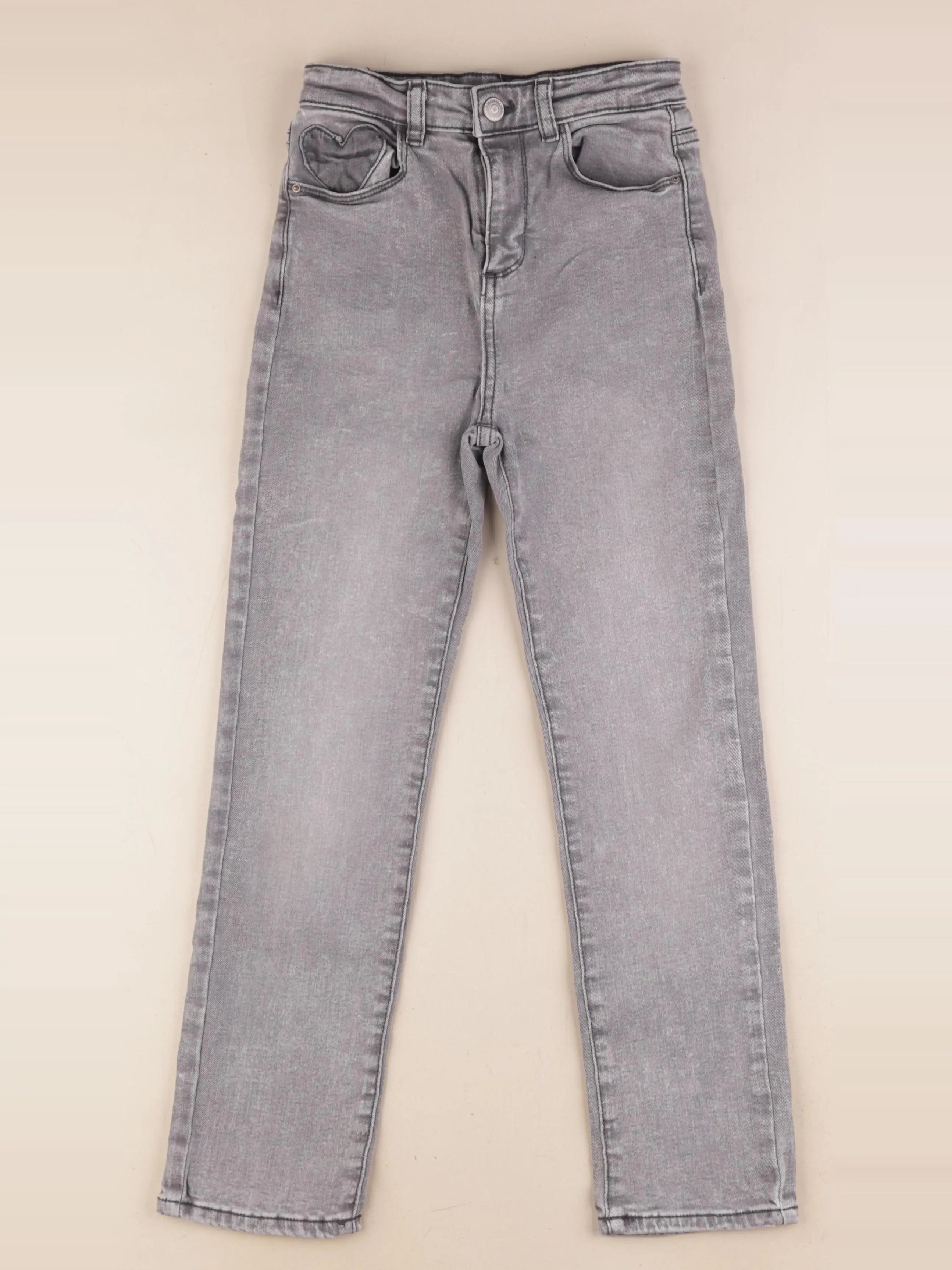 Vertbaudet - jean gris - 10 ans