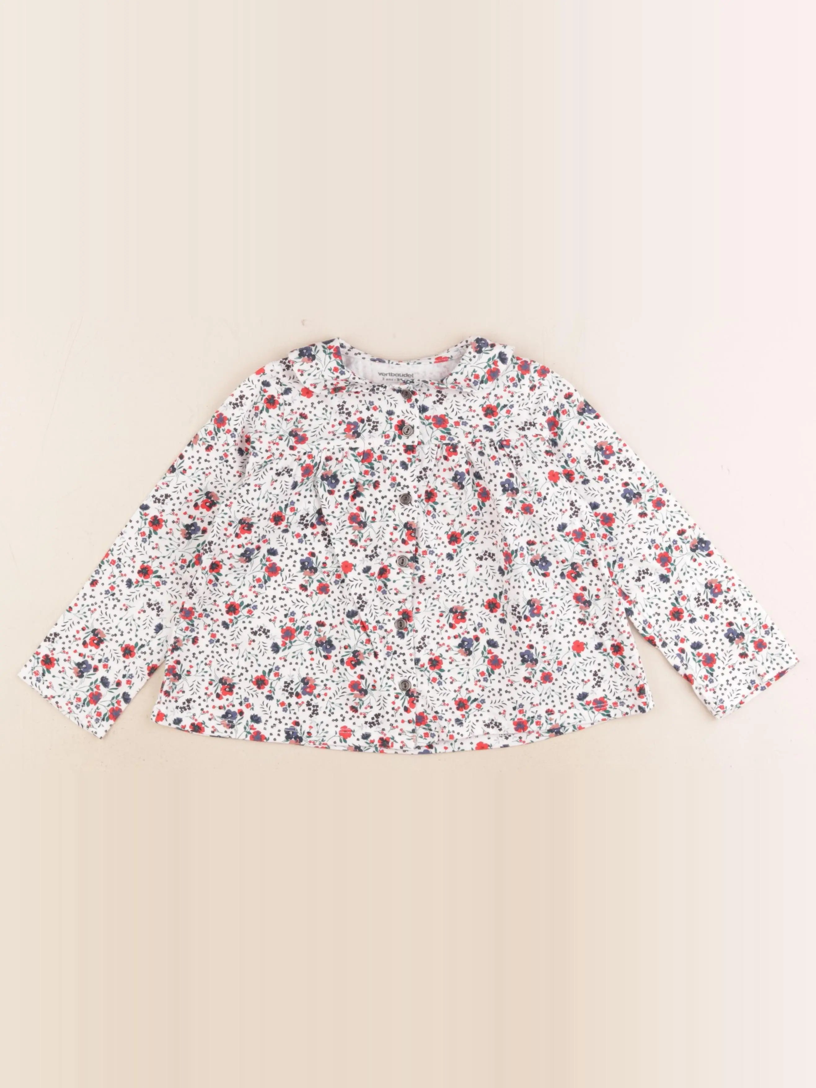 Vertbaudet - tee-shirt multicolore - 3 ans