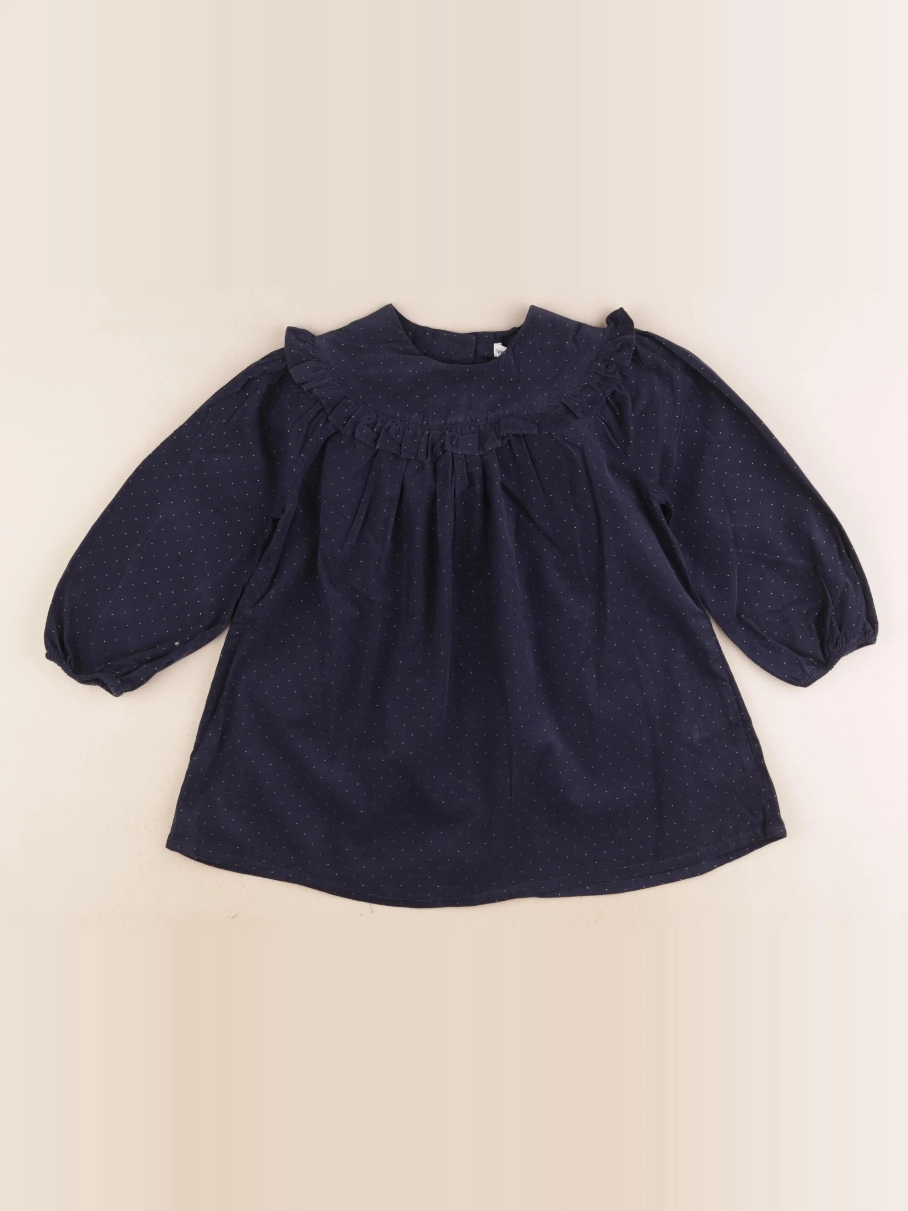 Vertbaudet - robe bleu - 3 ans