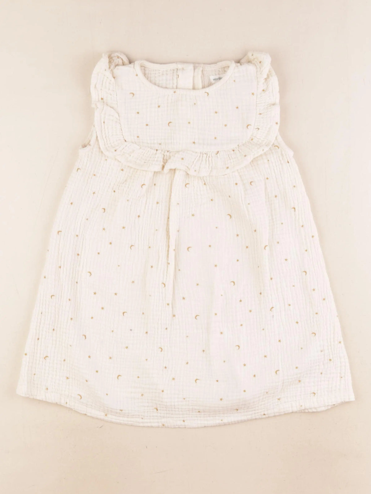Vertbaudet - robe beige - 4 ans