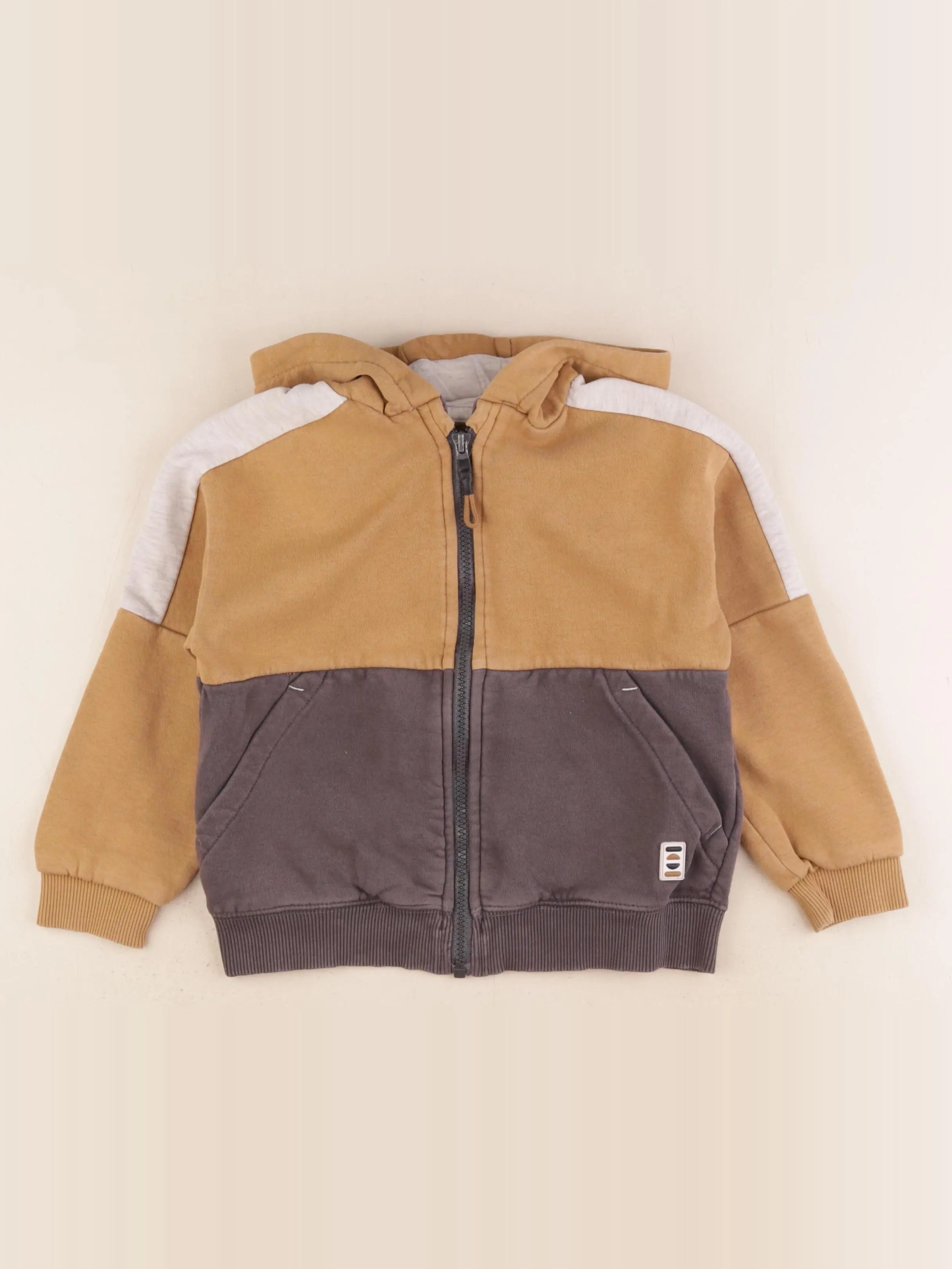 Vertbaudet - sweat multicolore - 6 ans
