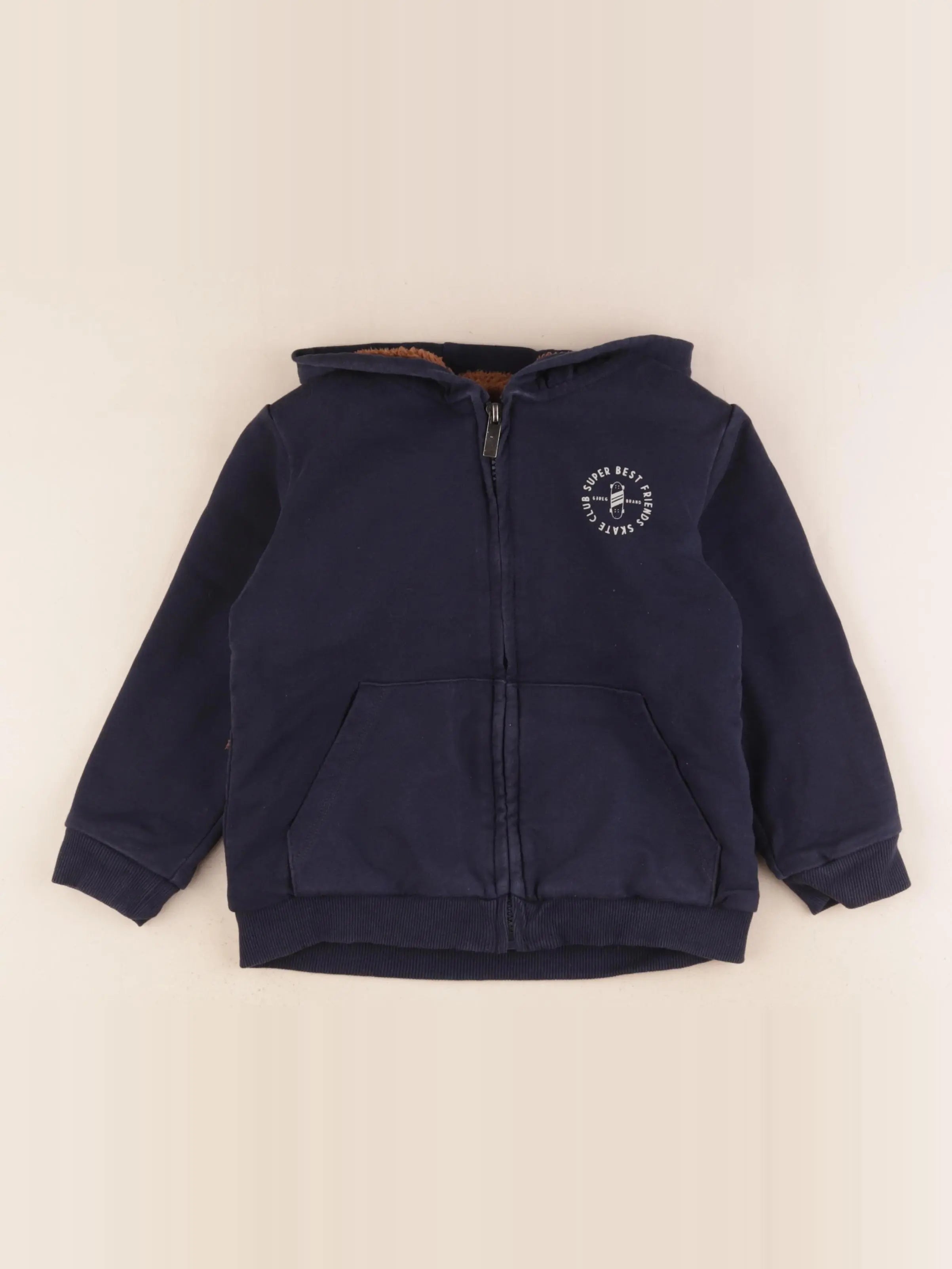 Vertbaudet - sweat bleu - 5 ans