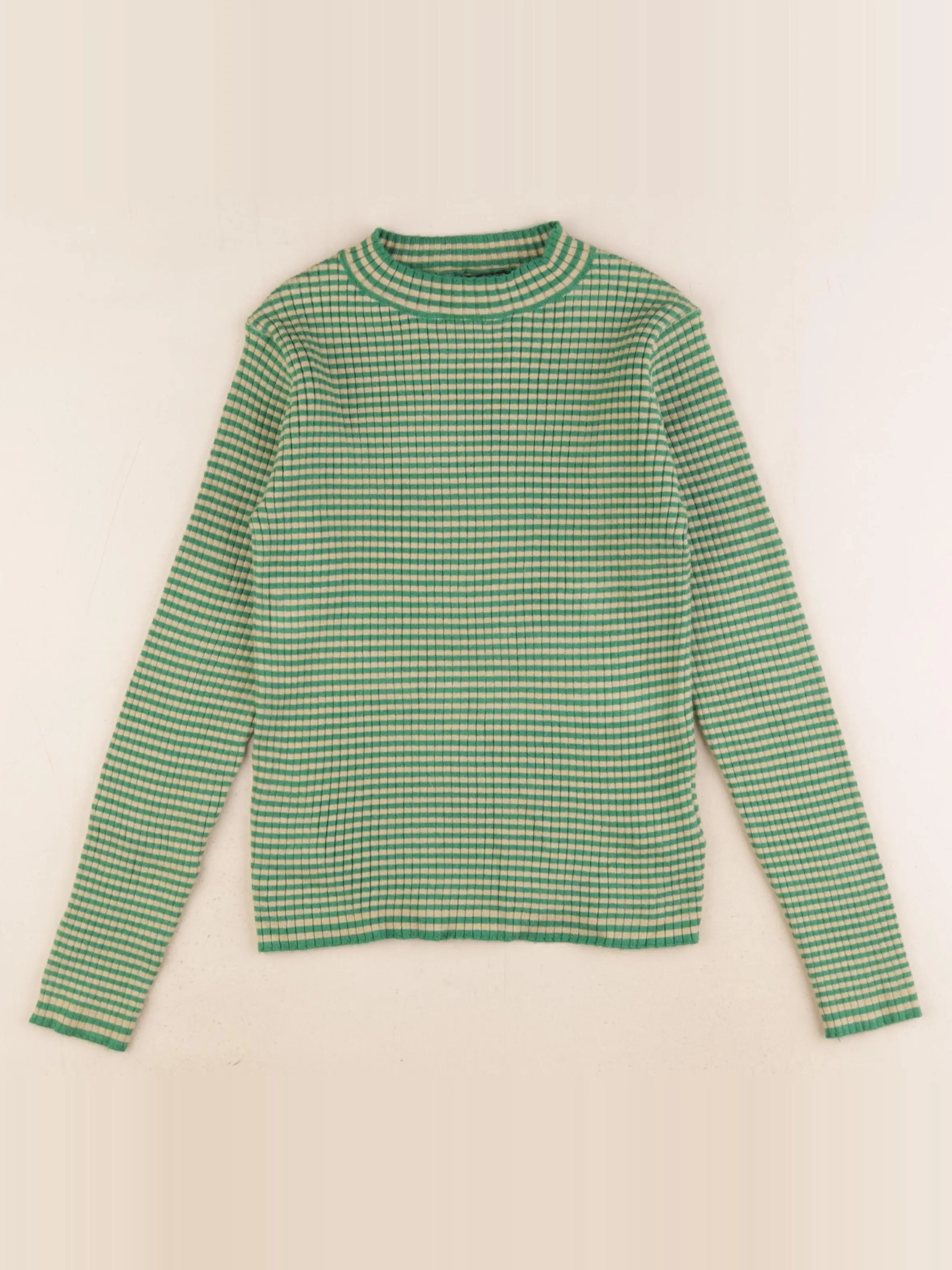 Monoprix - sous-pull vert - 8 ans