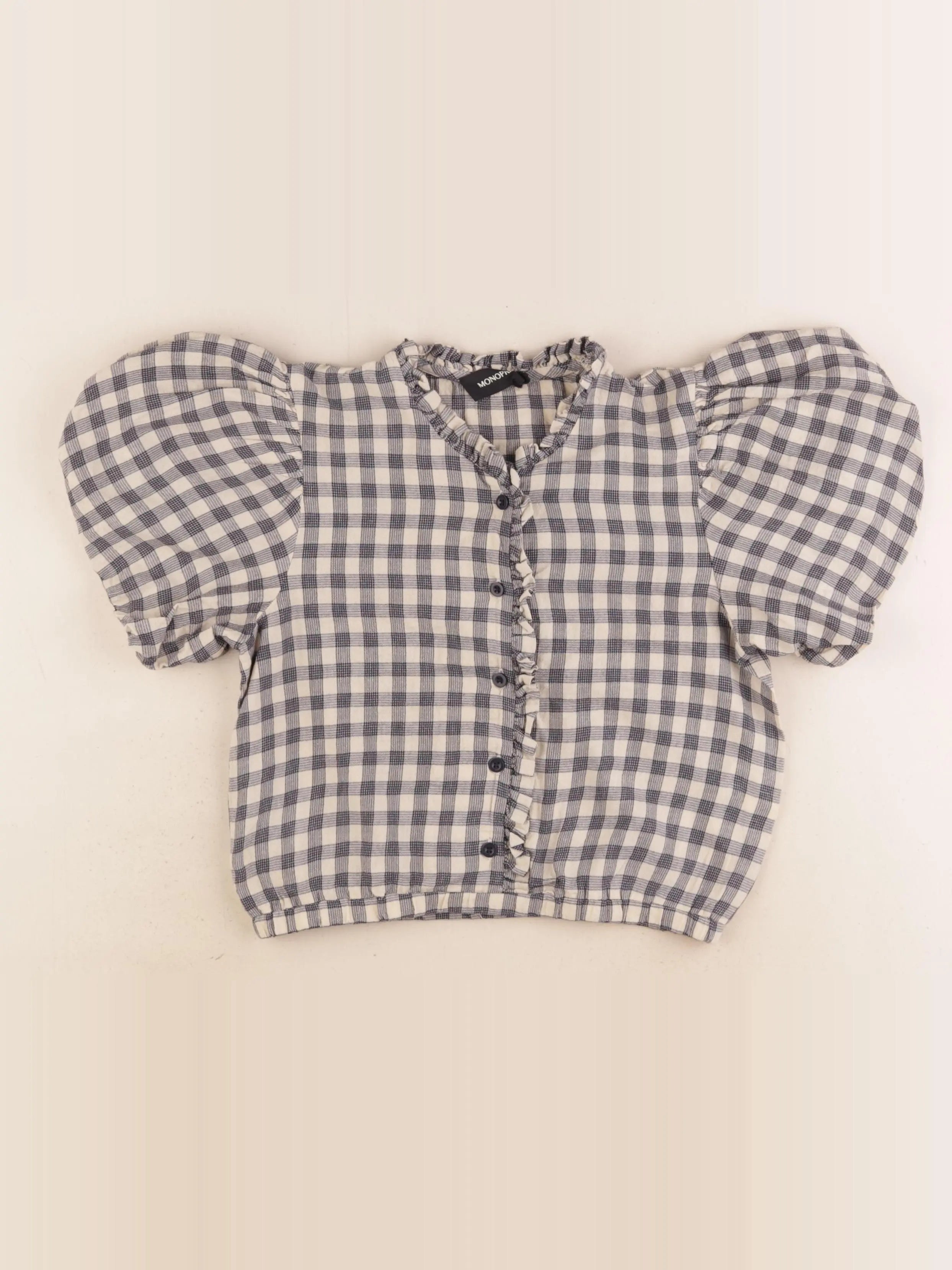 Monoprix - blouse bleu - 5 ans