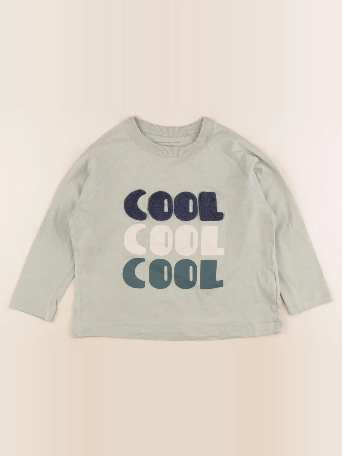 Monoprix - tee-shirt vert - 4 ans