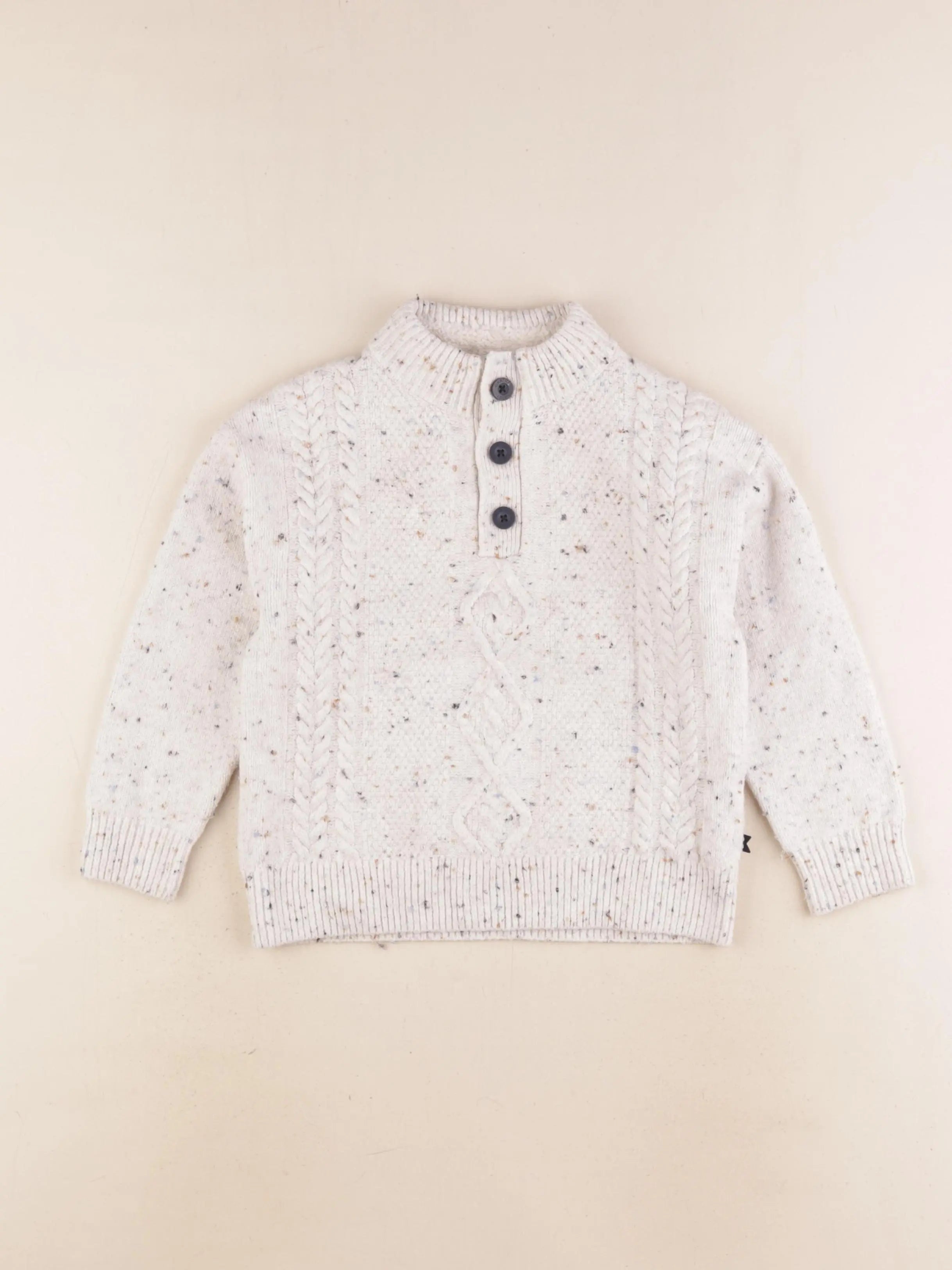 Okaidi - pull beige - 4 ans
