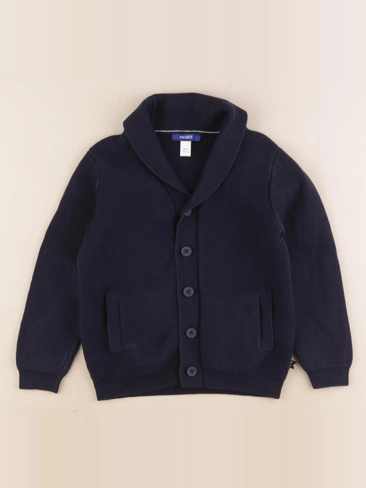 Okaidi - gilet bleu - 4 ans