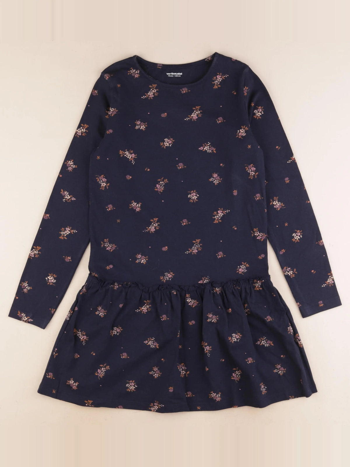 Vertbaudet - robe bleu - 10 ans