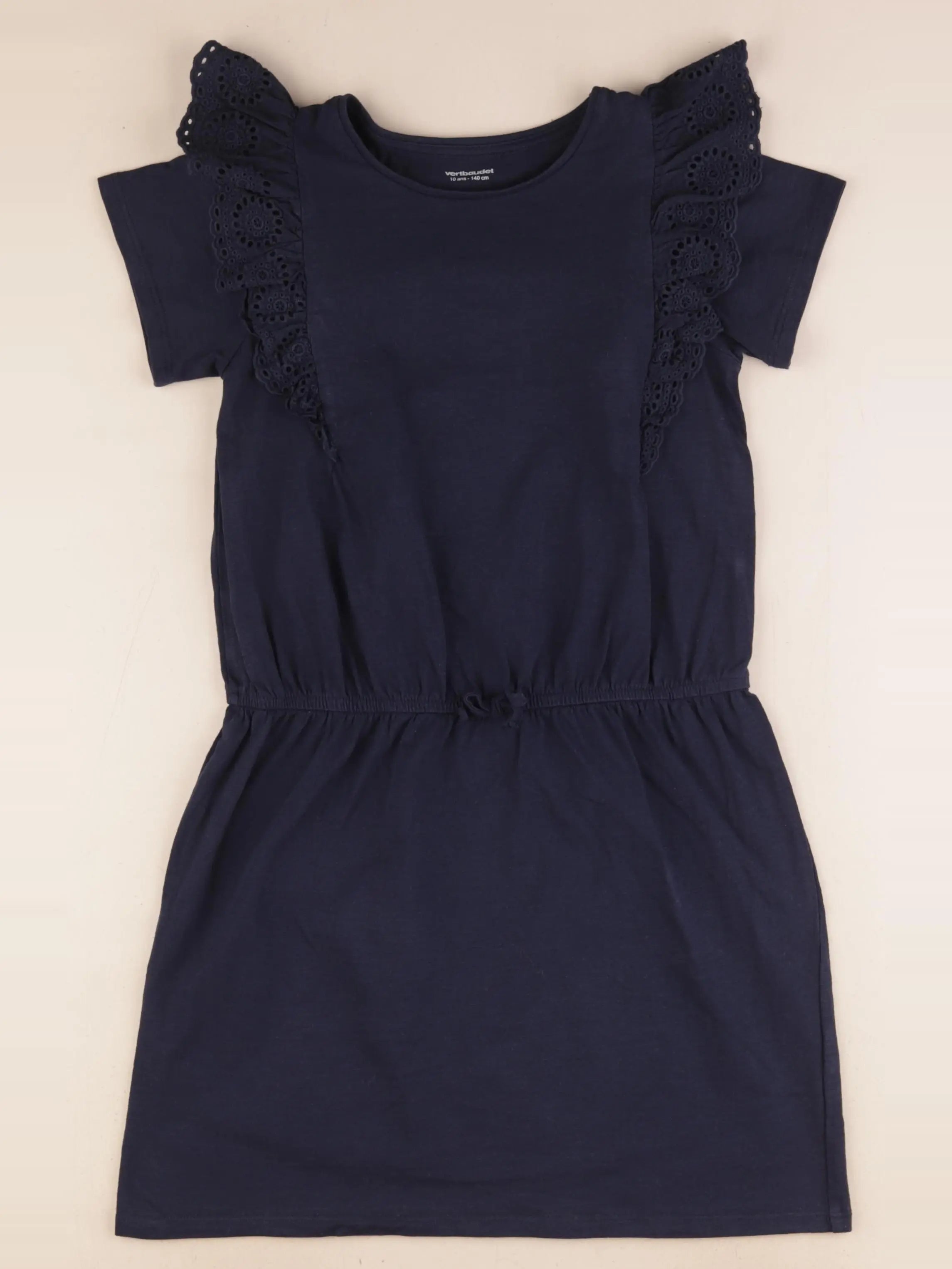 Vertbaudet - robe bleu - 10 ans