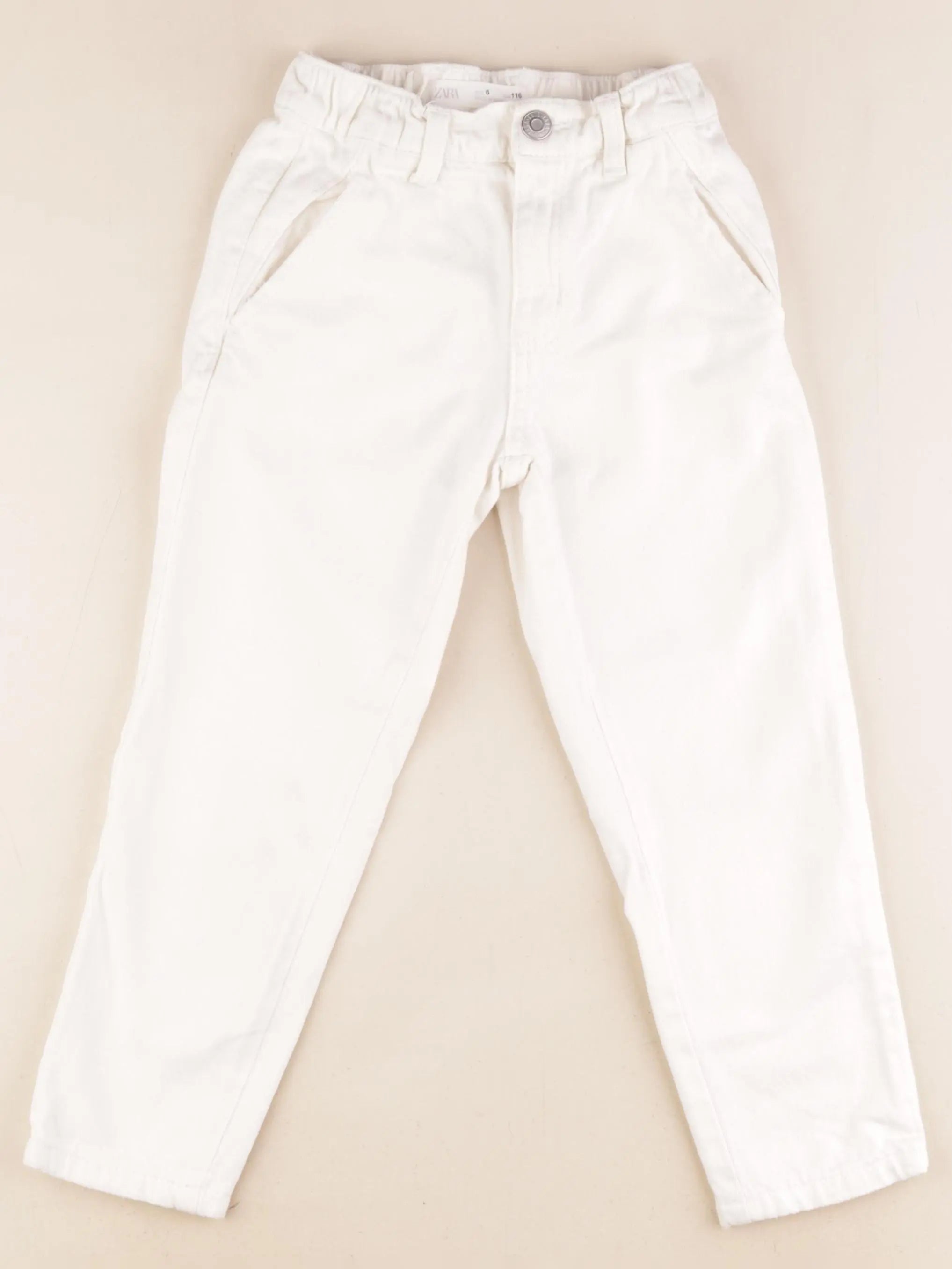 Zara - jean blanc - 6 ans