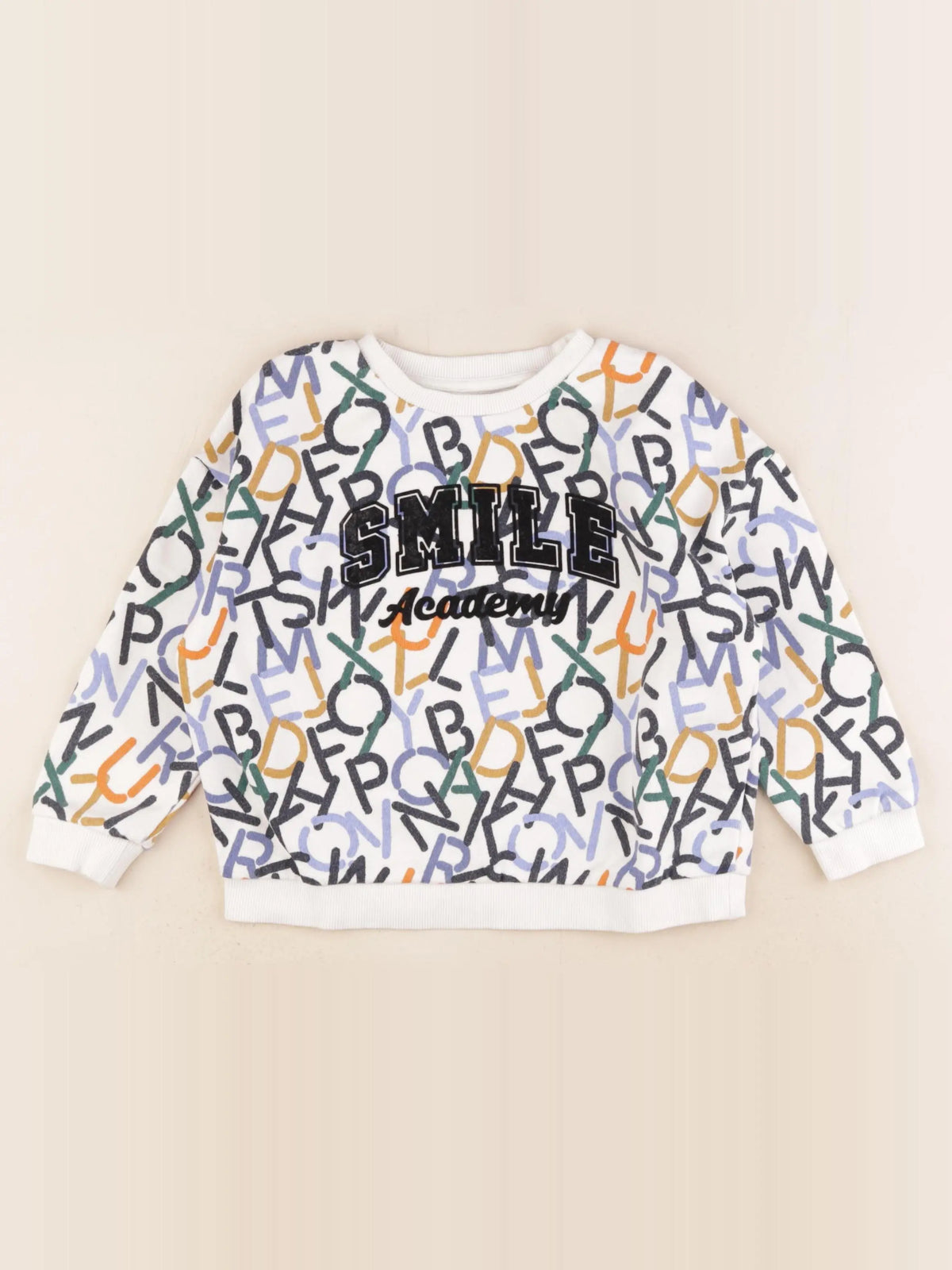 Monoprix - sweat multicolore - 4 ans