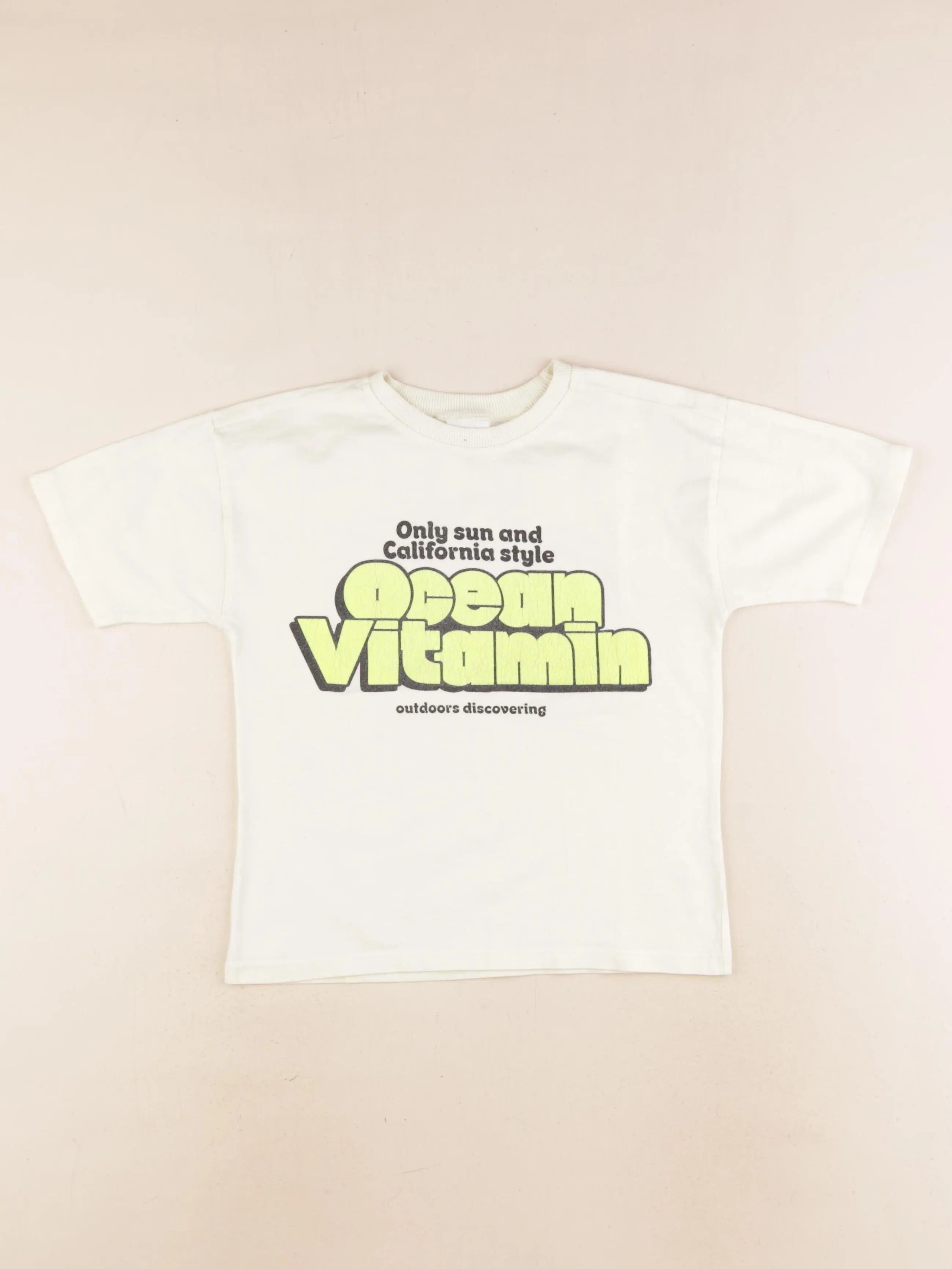 Zara - tee-shirt jaune - 4/5 ans