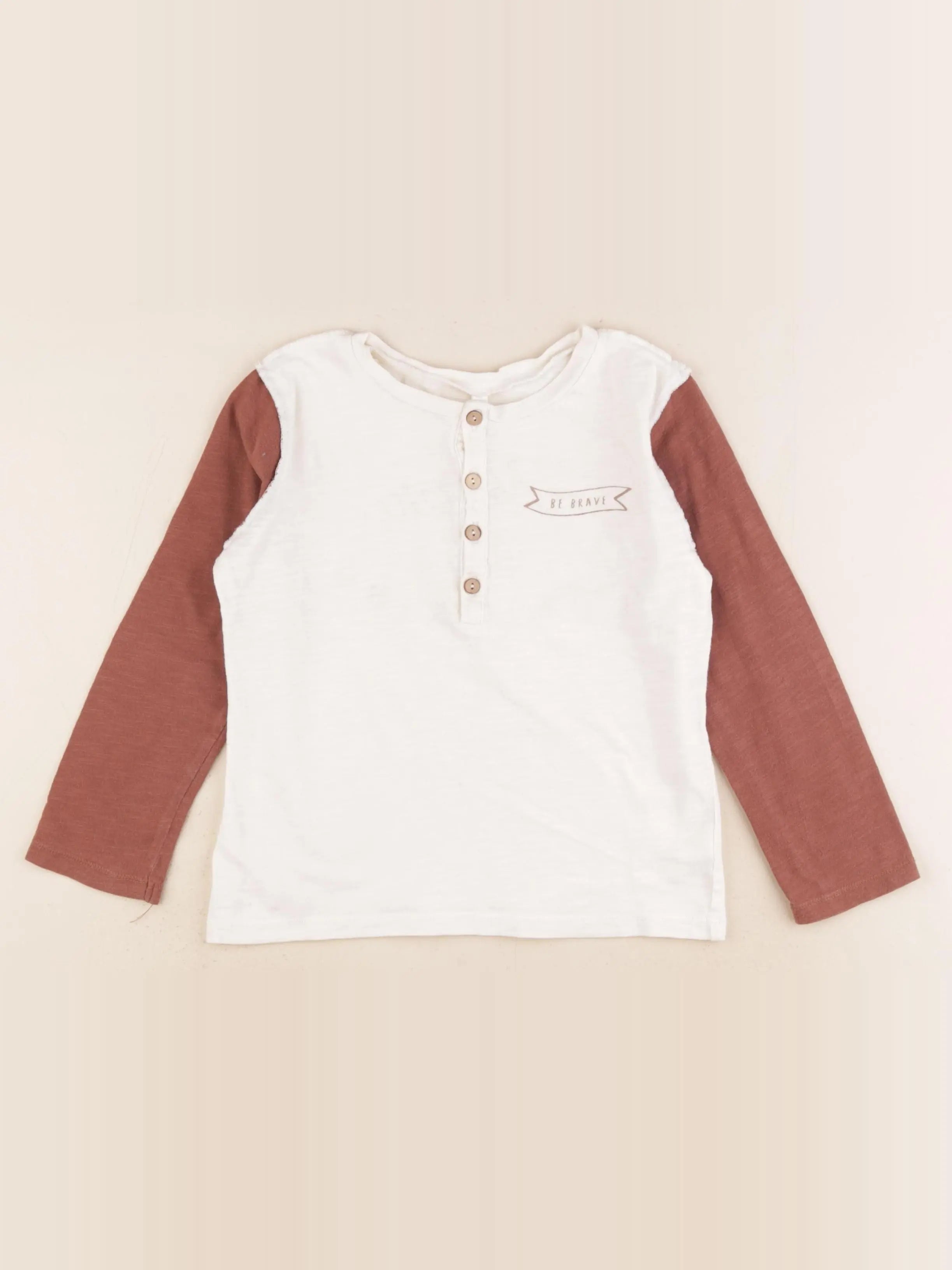 Rylee + Cru - tee-shirt marron - 5 ans