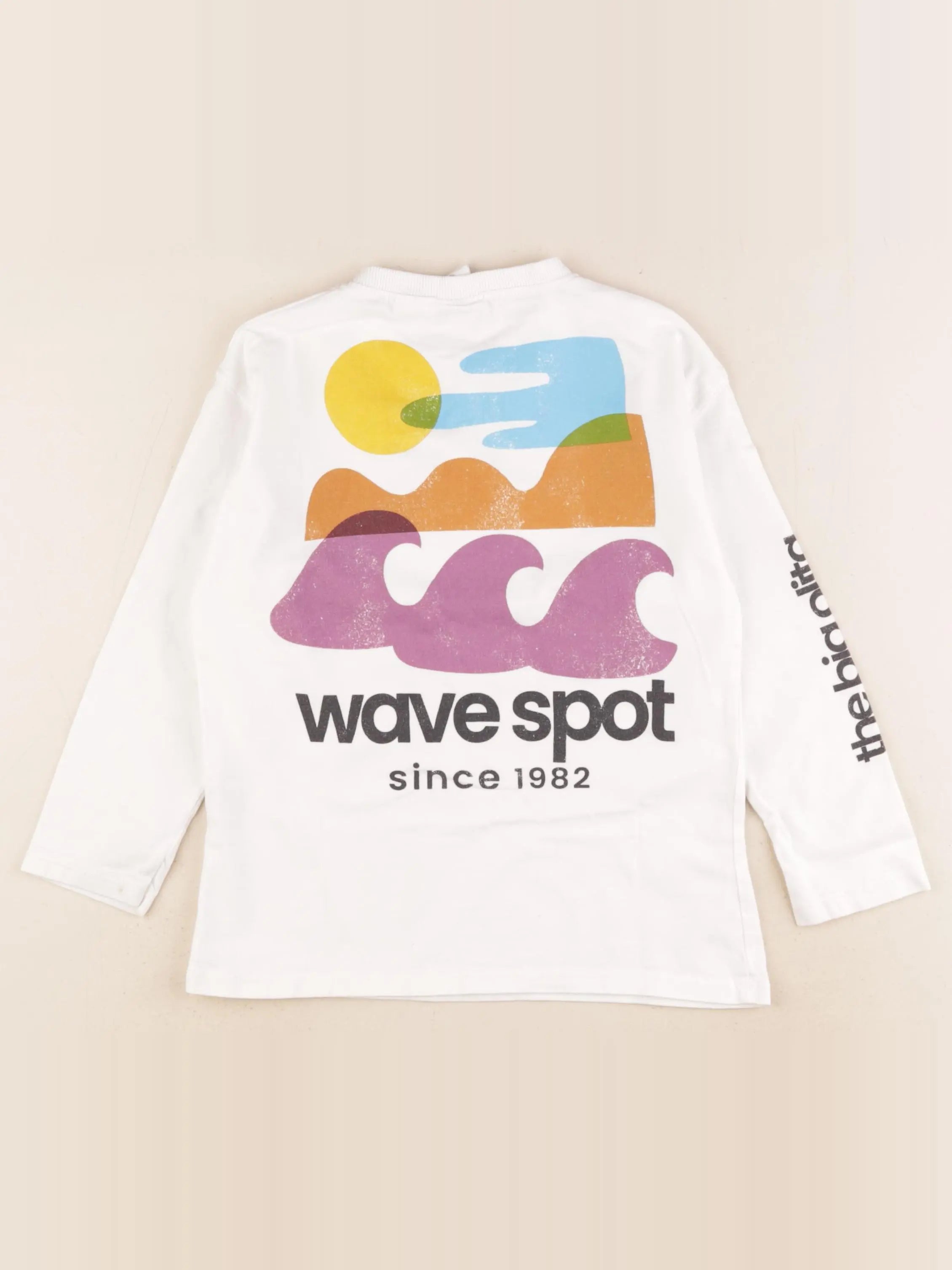 Zara - tee-shirt imprimé au dos blanc - 4/5 ans