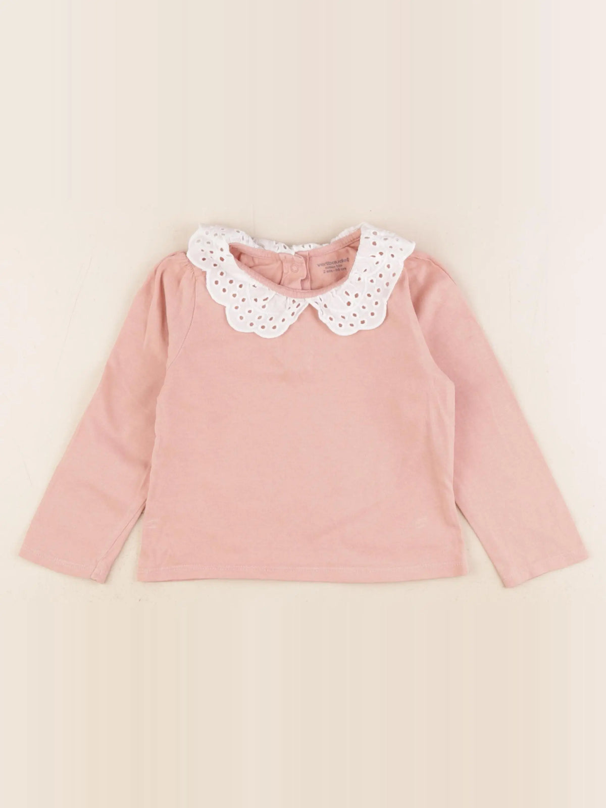 Vertbaudet - tee-shirt rose - 2 ans