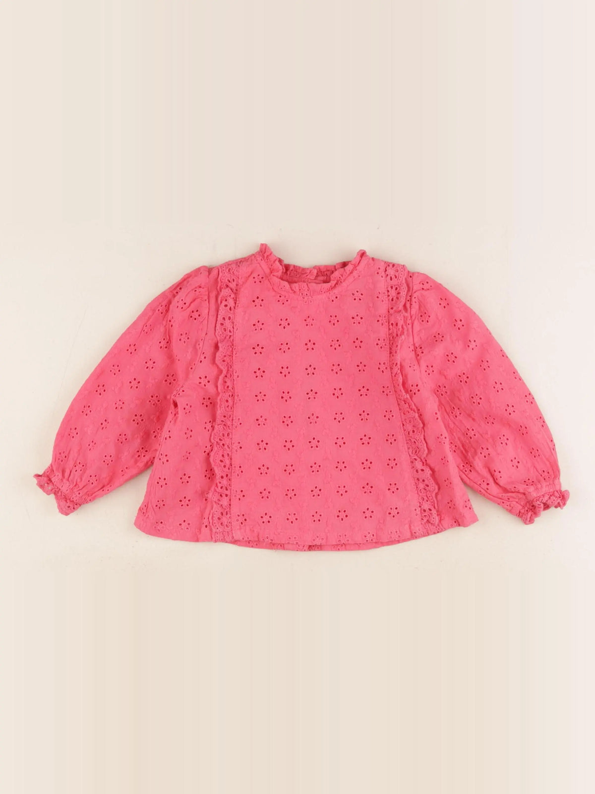 Vertbaudet - blouse rose - 18 mois