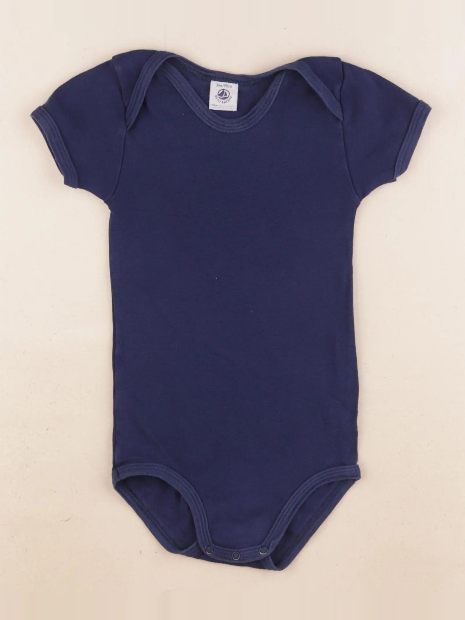 Petit Bateau - body bleu - 36 mois