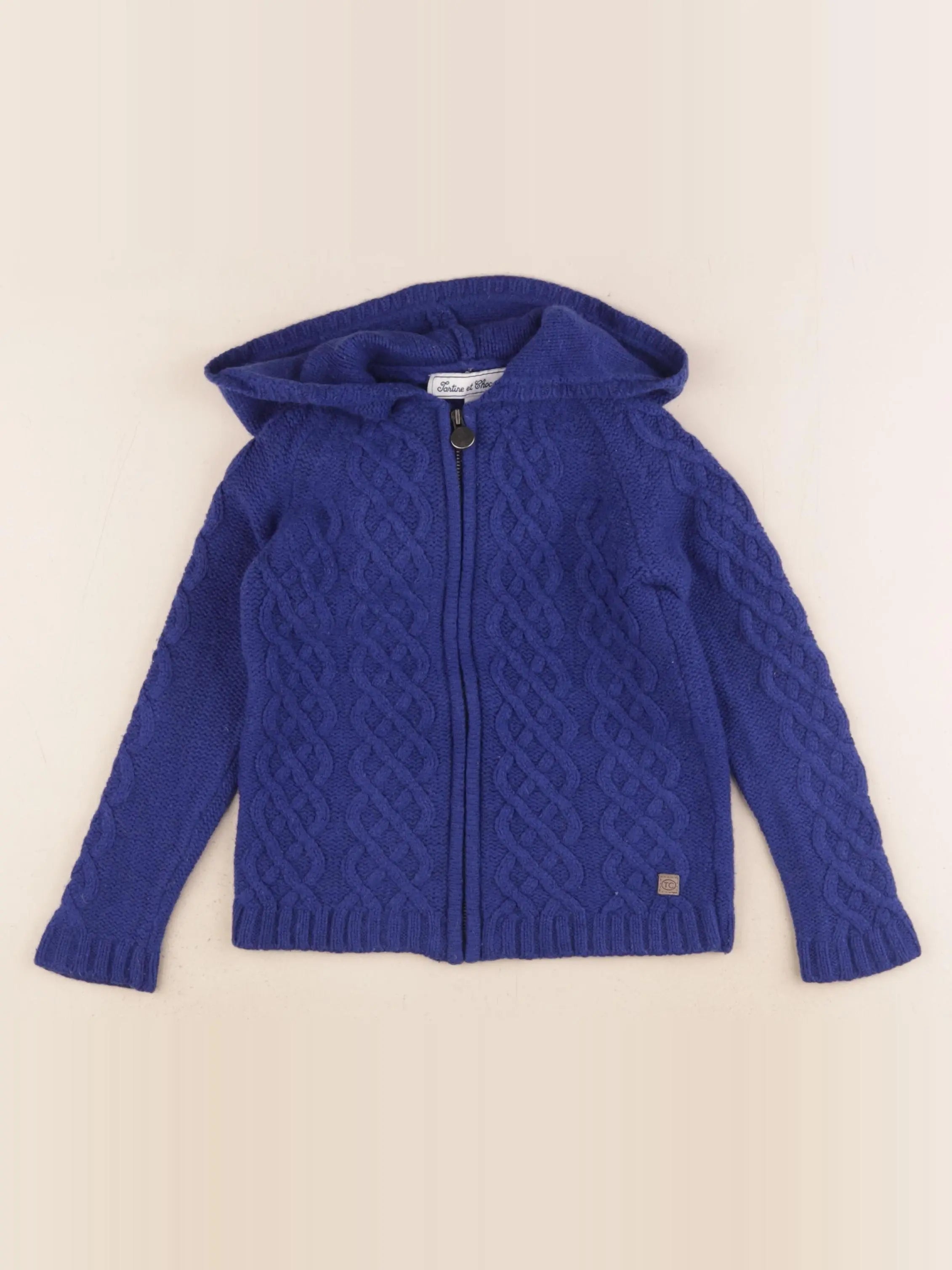Tartine & Chocolat - gilet bleu - 4 ans