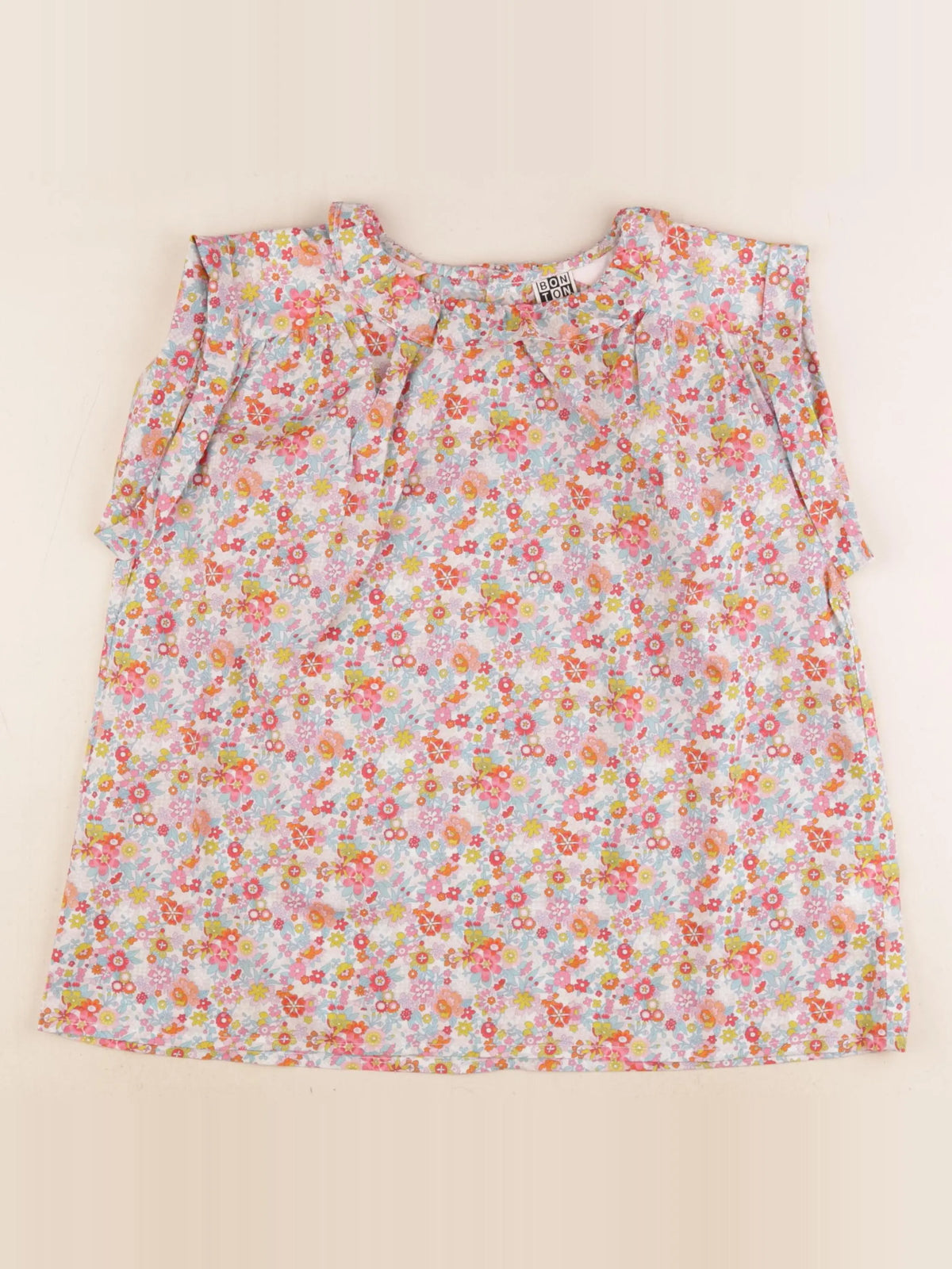 Bonton - blouse multicolore - 10 ans