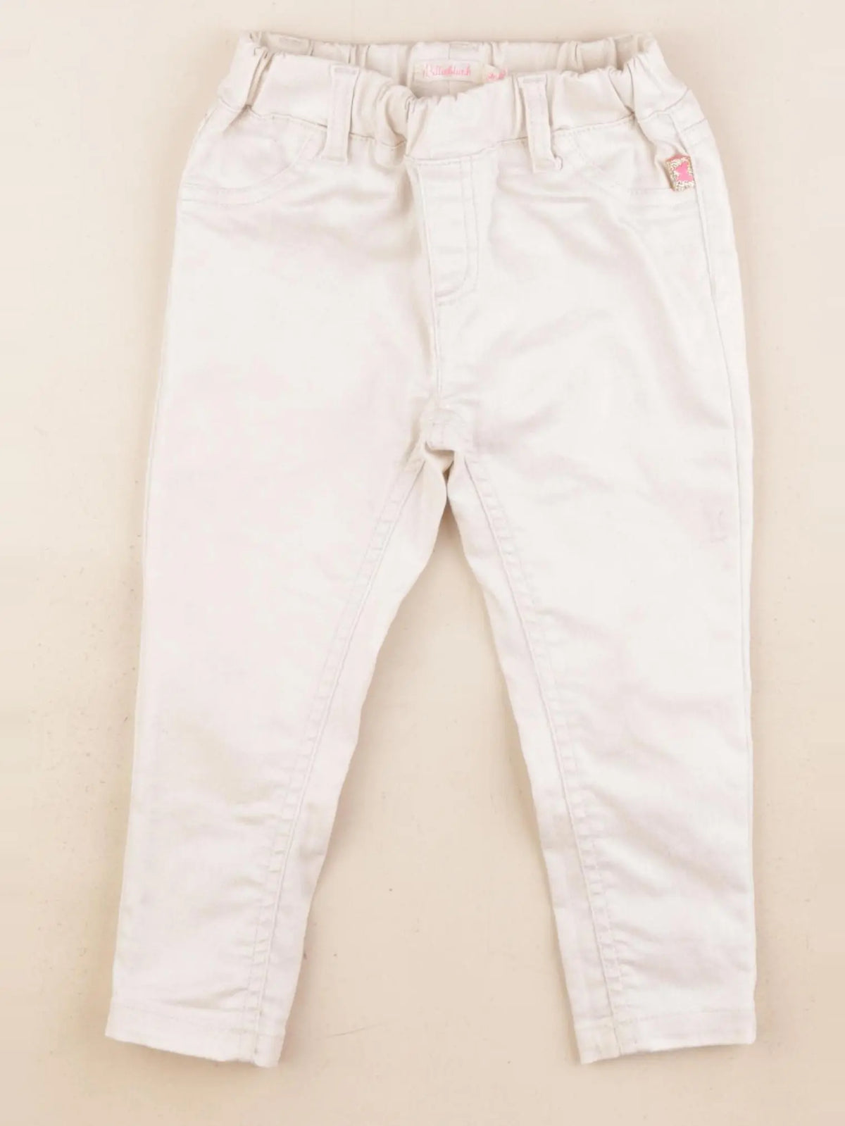 Billie Blush - jegging blanc - 4 ans