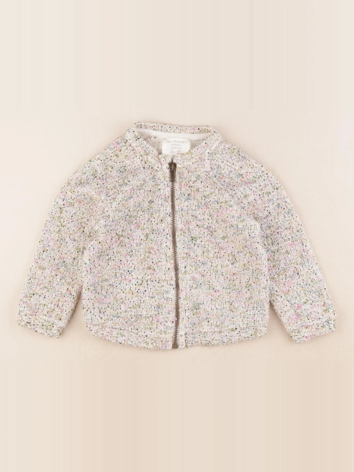 Zara - gilet multicolore - 2/3 ans