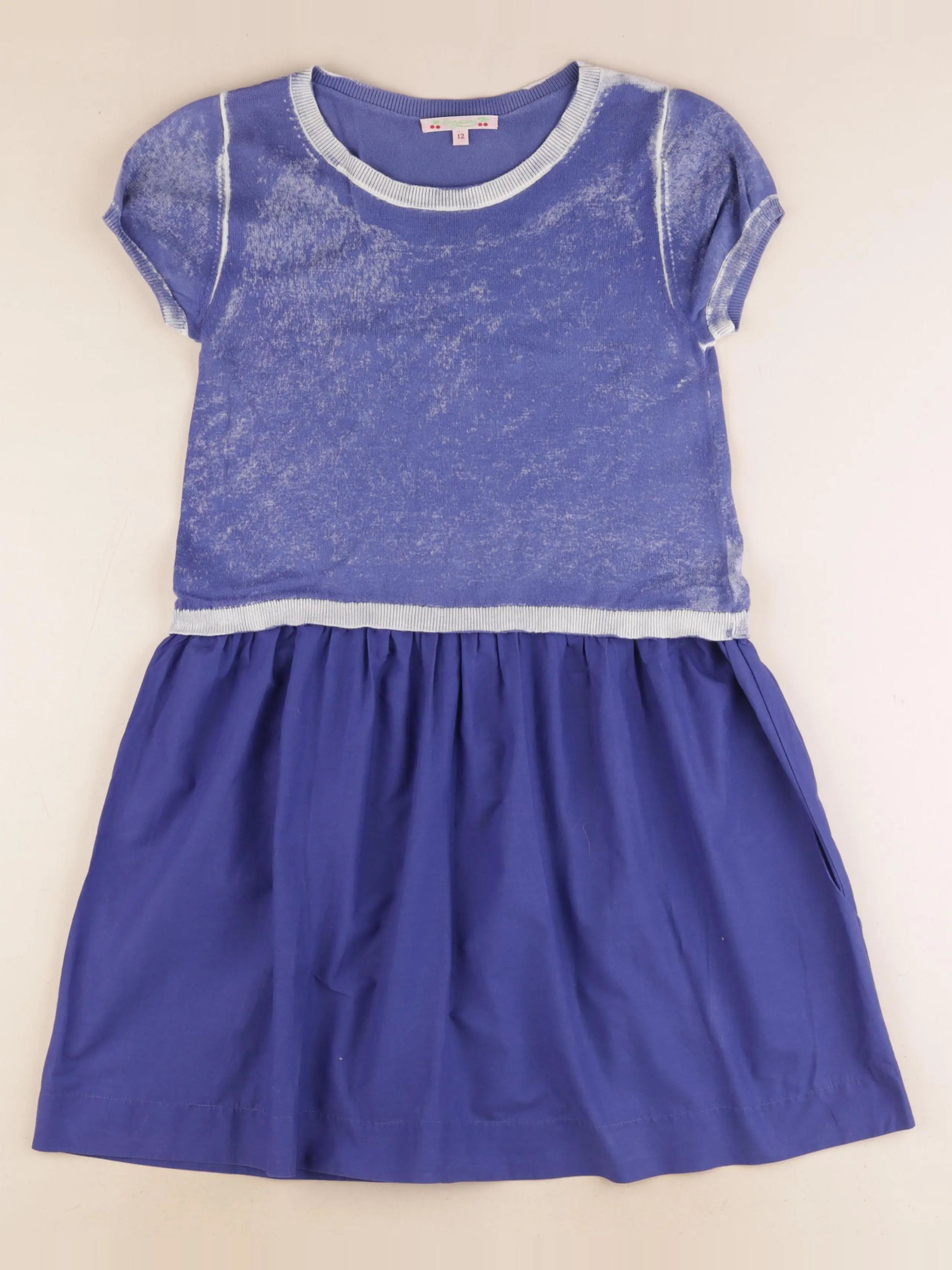 Bonpoint - robe bleu - 12 ans