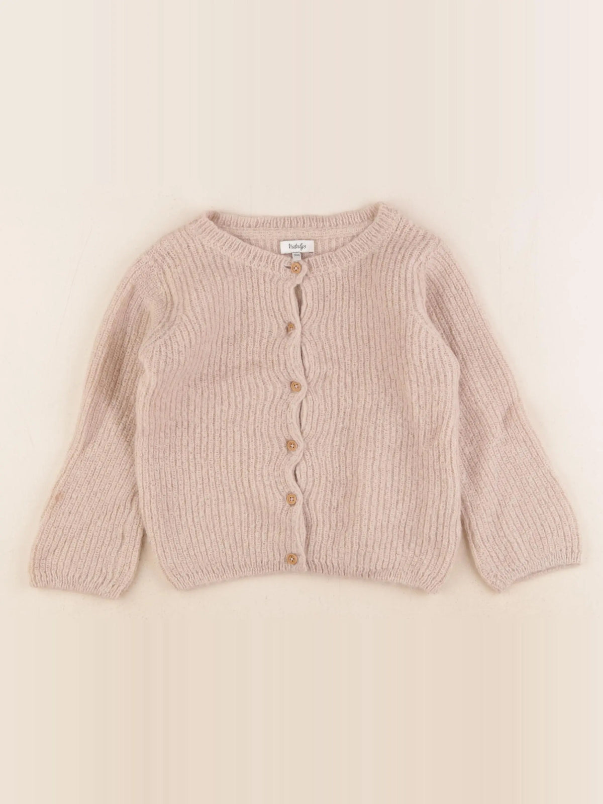 Natalys - gilet marron - 36 mois