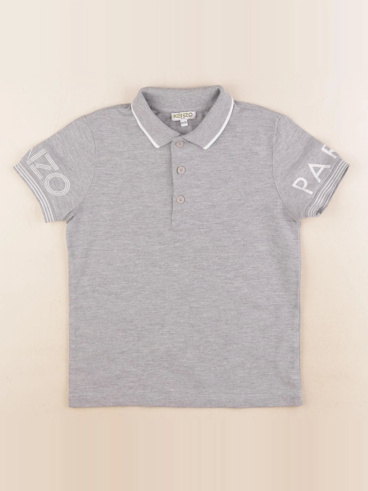 Kenzo - polo gris - 8 ans