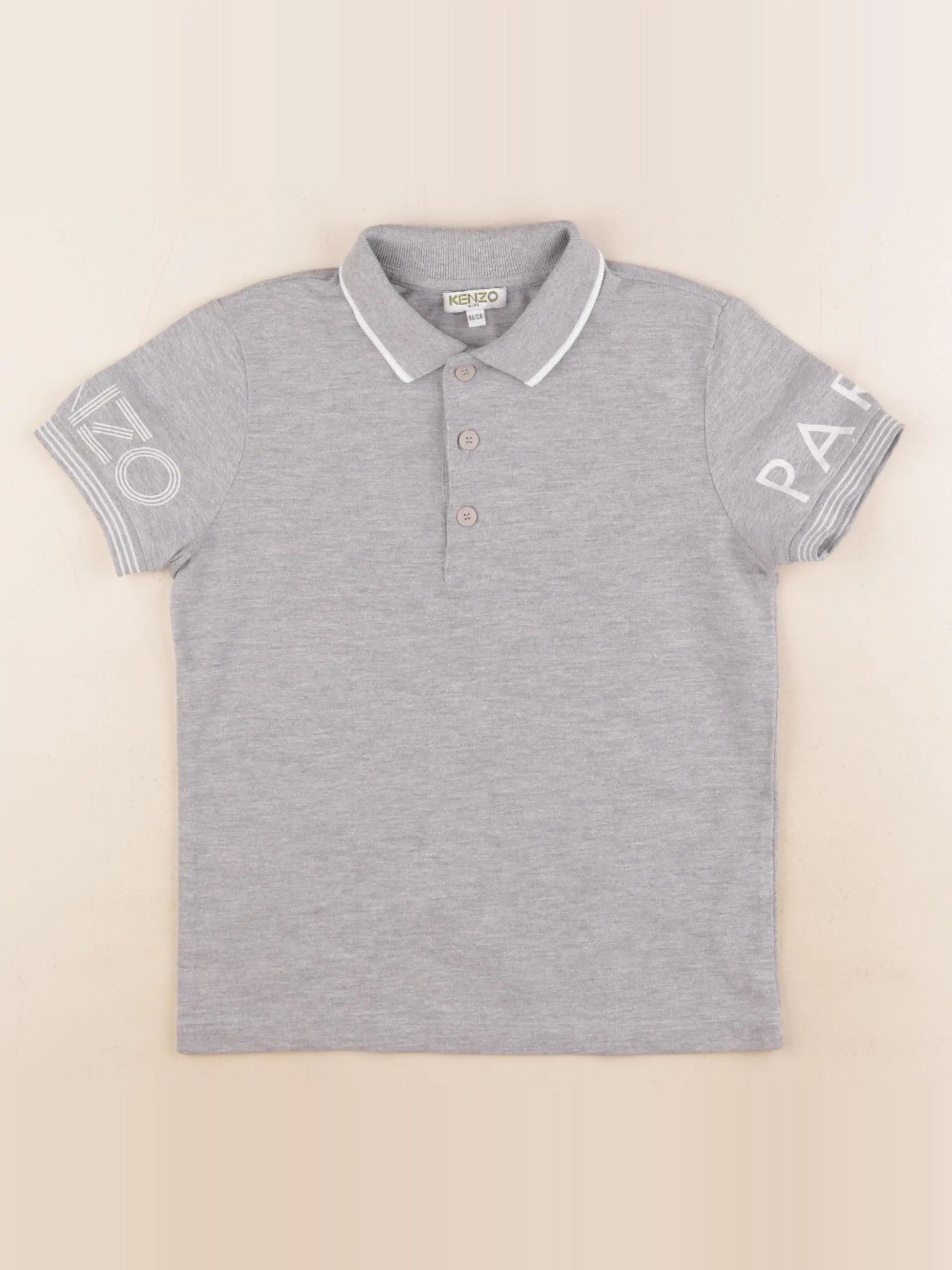 Kenzo - polo gris - 8 ans