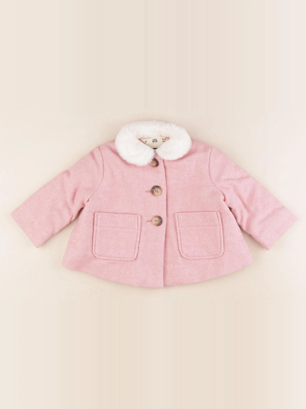 Bonton - imperméable rose - 2 ans