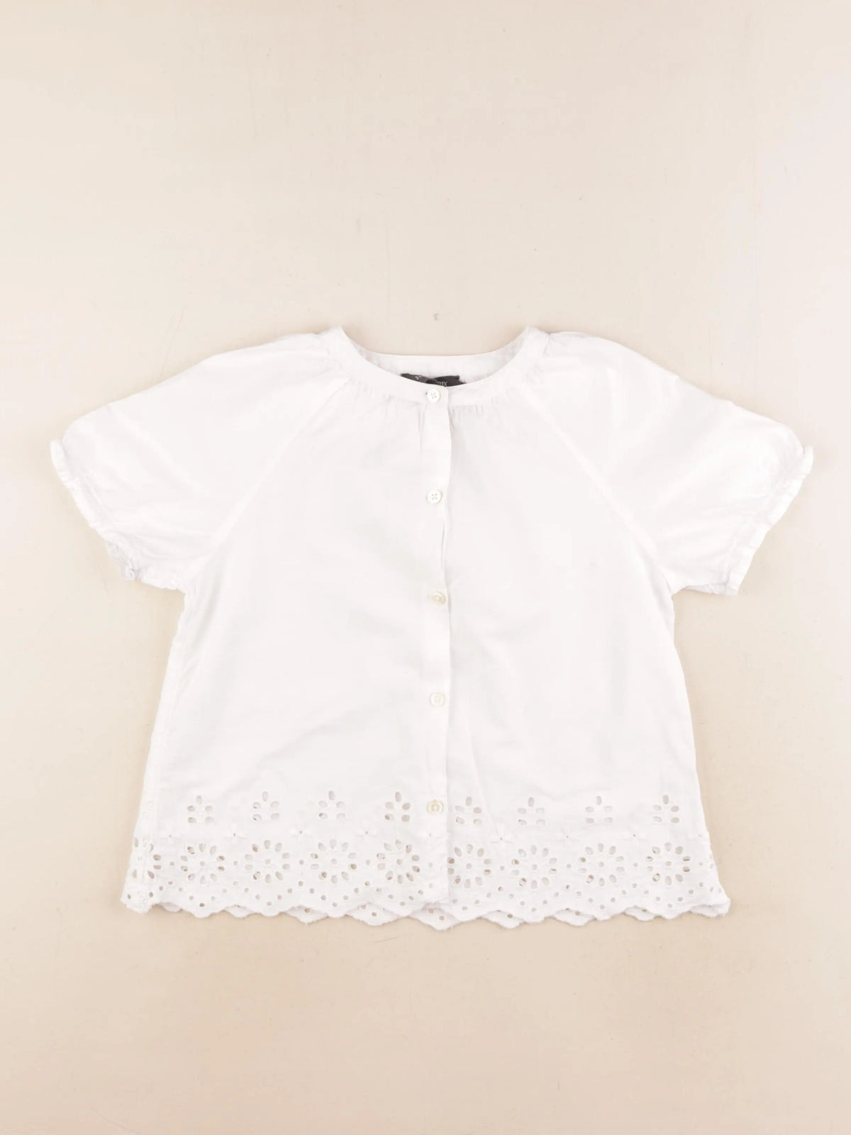 Monoprix - blouse blanc - 8 ans