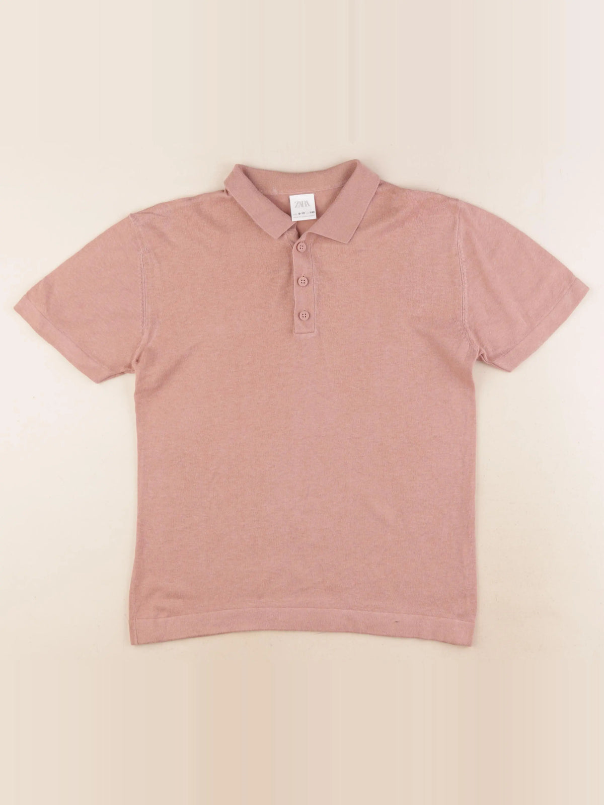 Zara - polo rose - 9 ans