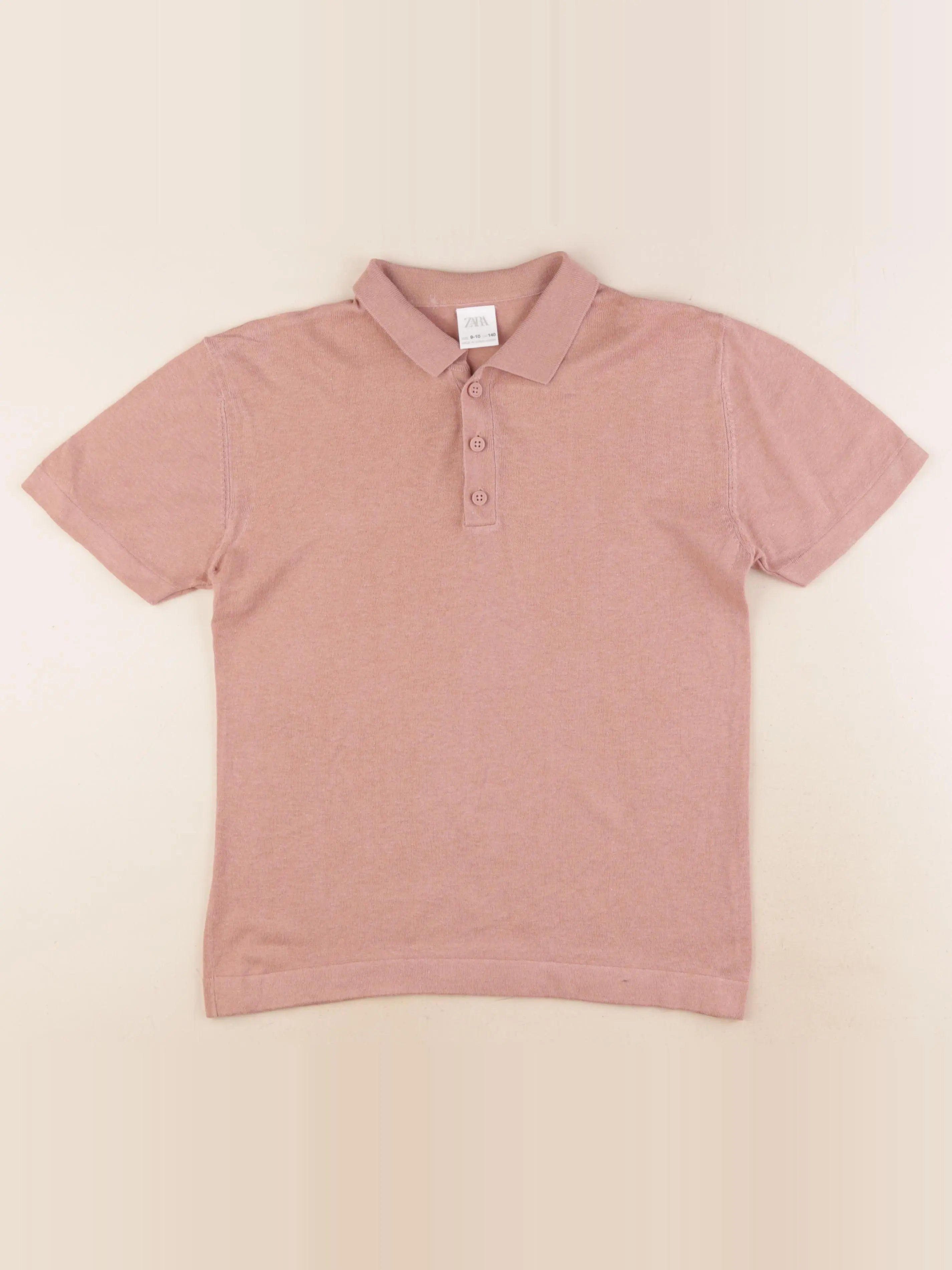 Zara - polo rose - 9 ans