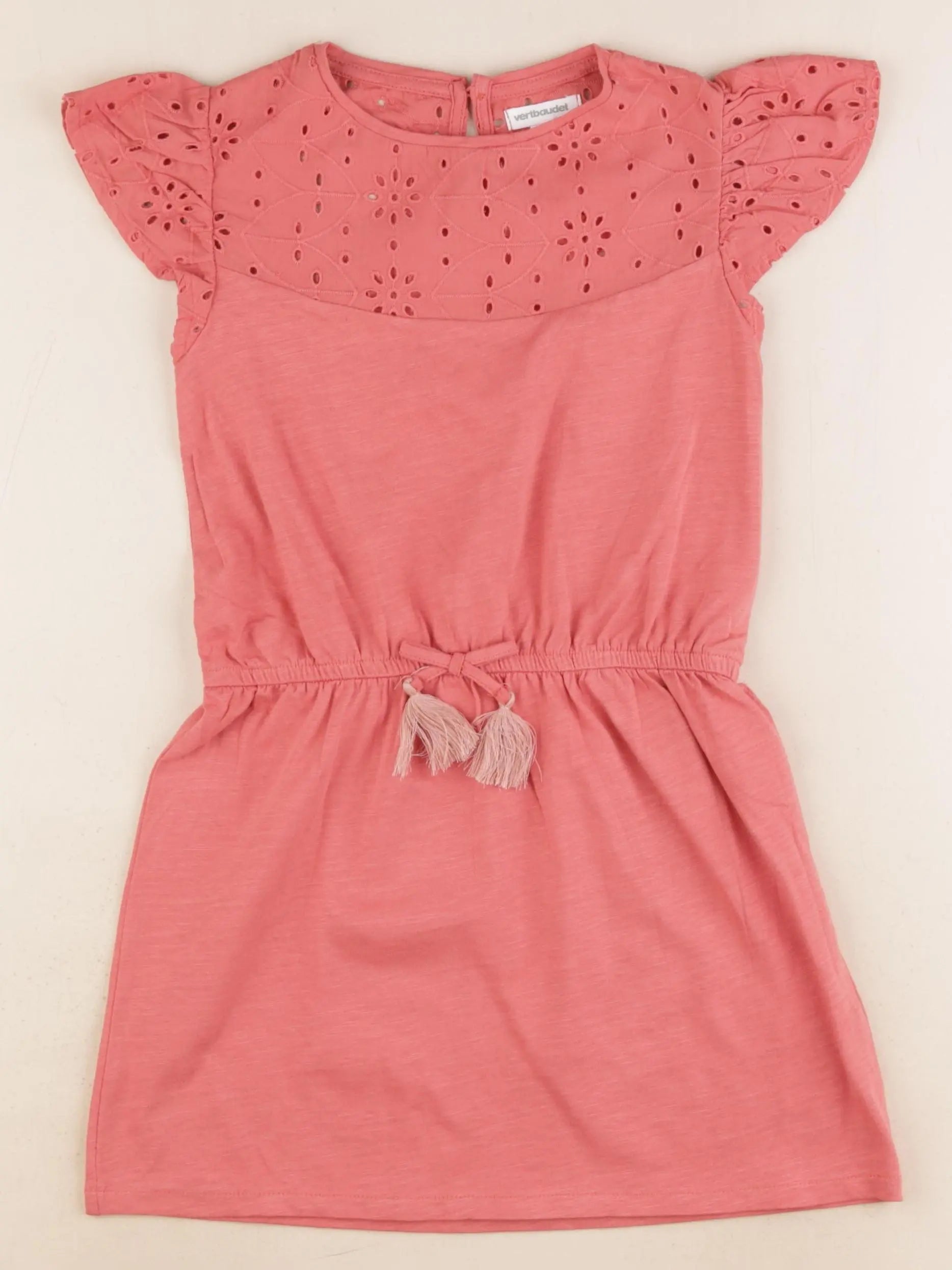 Vertbaudet - robe rose - 6 ans