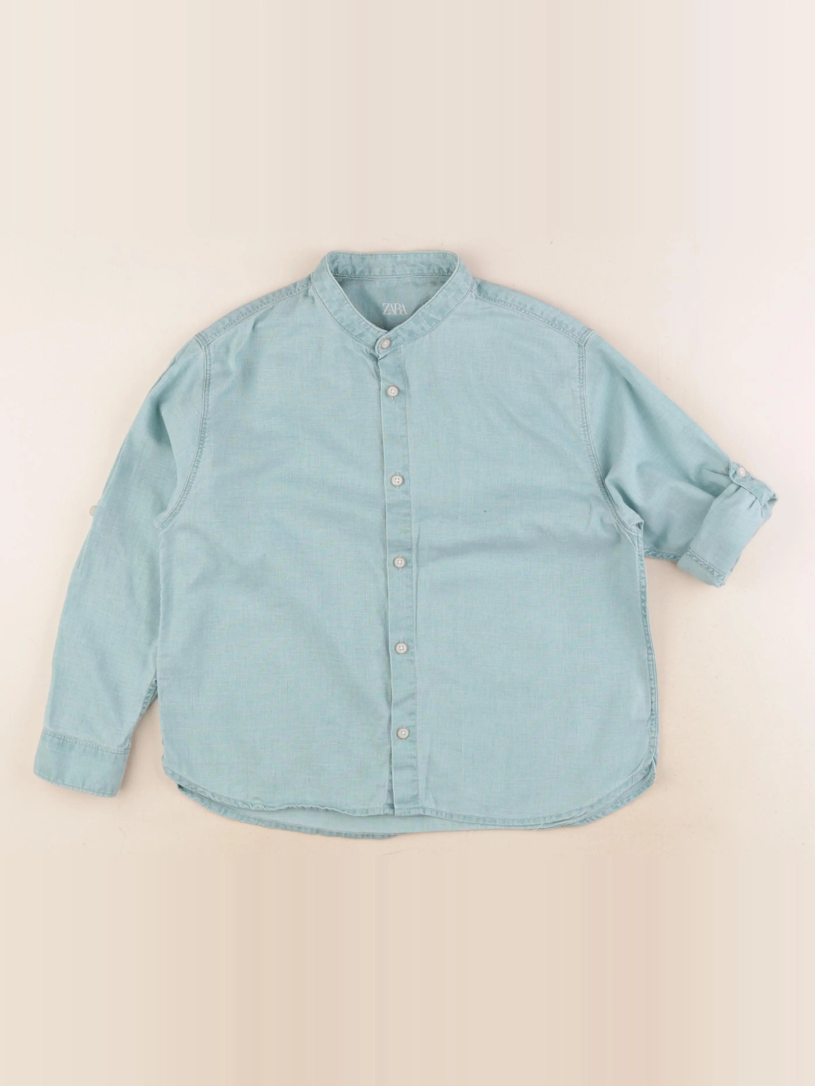 Zara - chemise vert - 7 ans