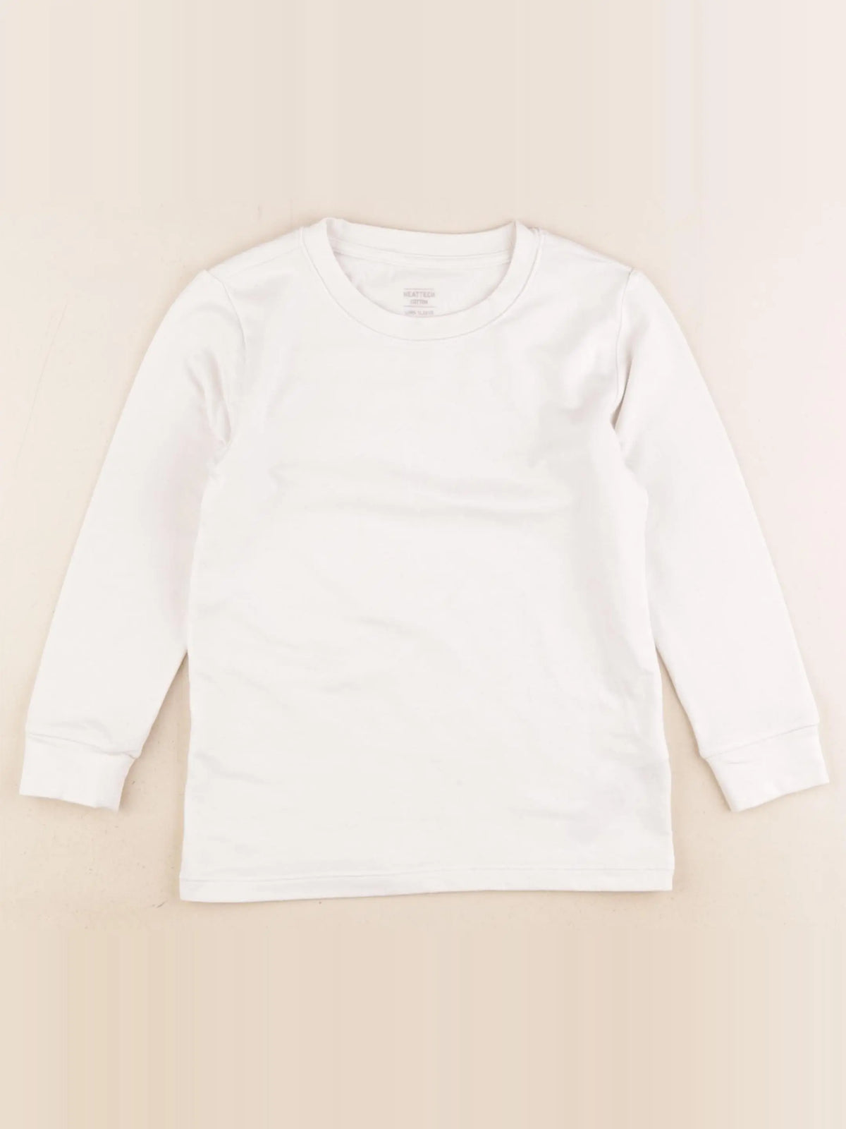 Uniqlo - tee-shirt beige - 3/4 ans