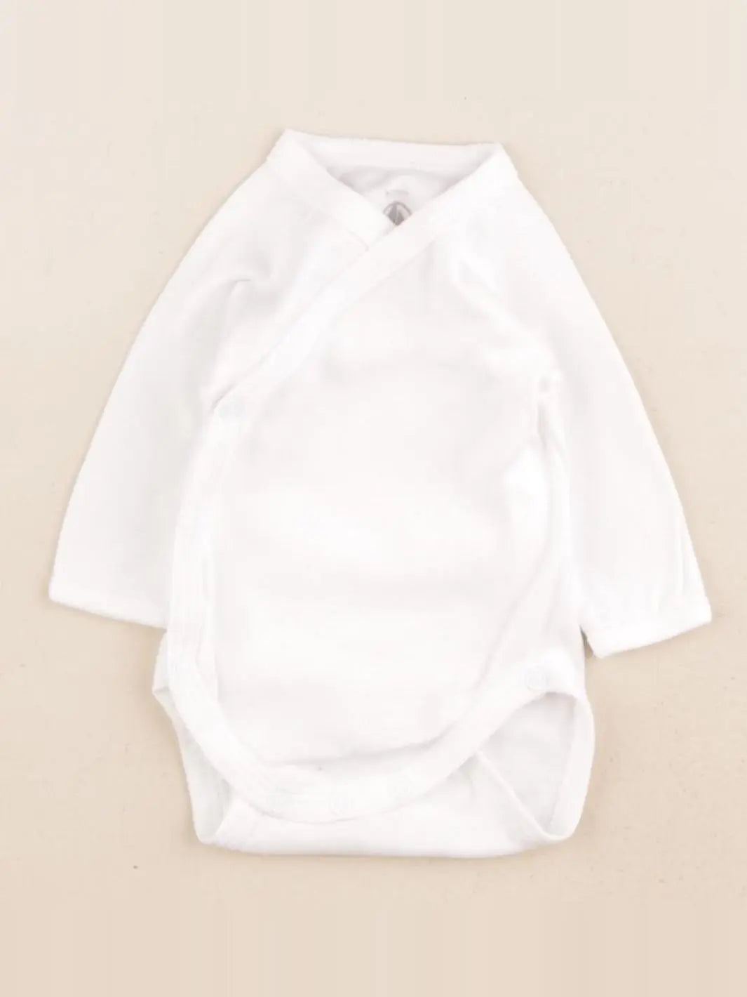 Petit Bateau - body blanc - 0 mois