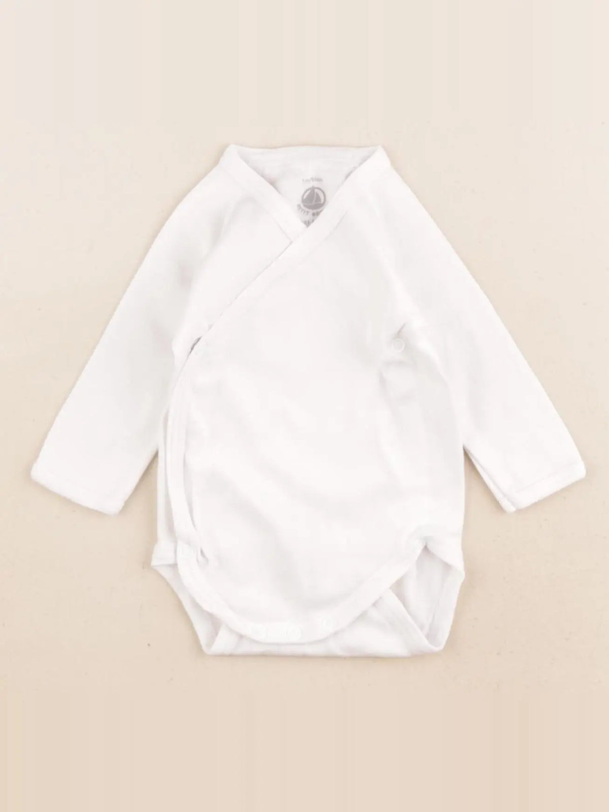 Petit Bateau - body blanc - 1 mois