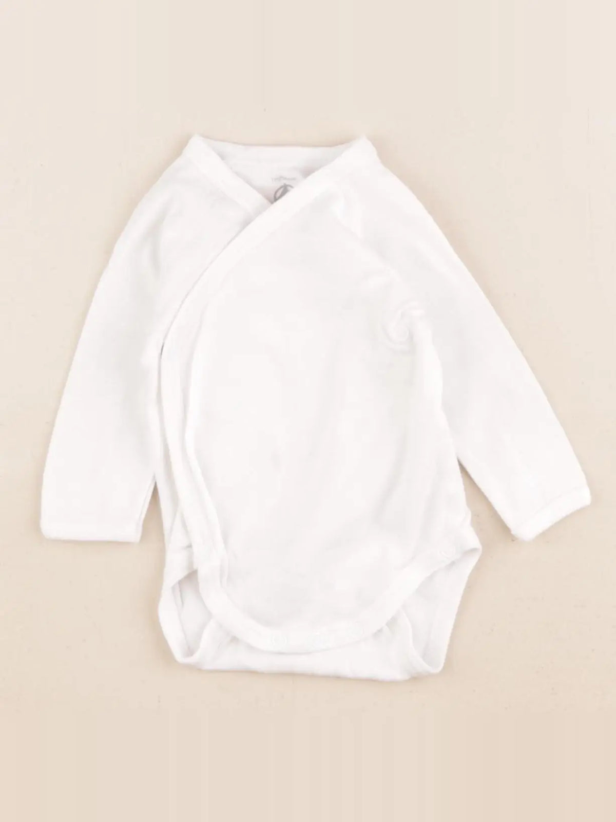 Petit Bateau - body blanc - 1 mois