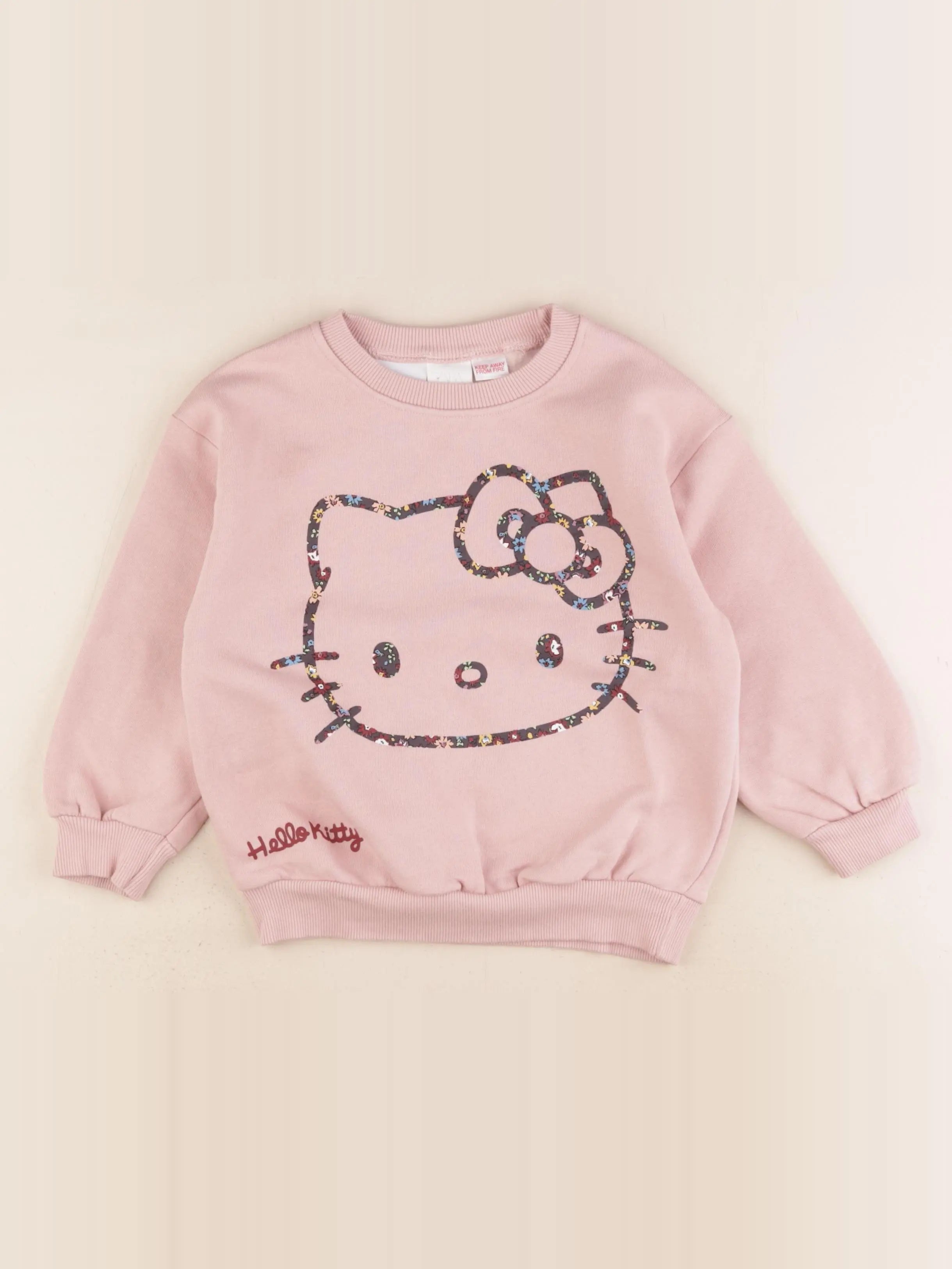 Zara - sweat rose - 4 ans